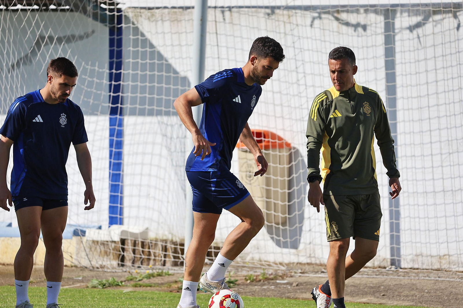 Imágenes del entrenamiento del Recreativo de Huelva