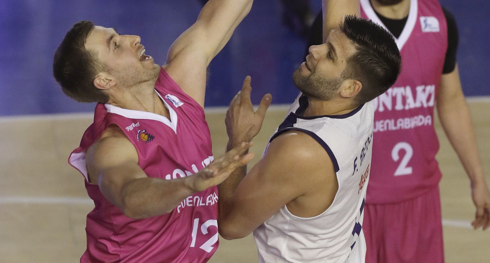 Felipe Reyes en el partido ante Fuenlabrada.