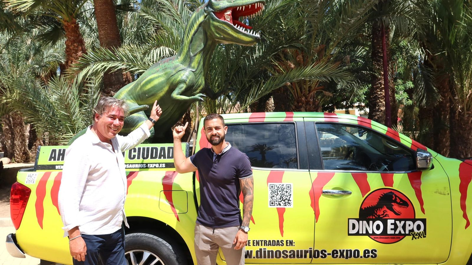 Presentación de Dino Expo XXL en Vera.