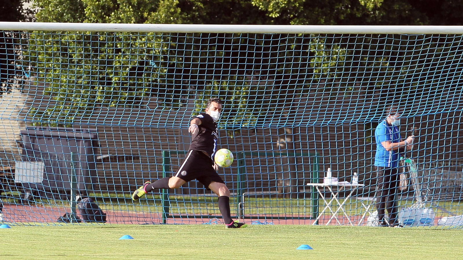 Primer entrenamiento del Xerez DFC en el Pepe Ravelo