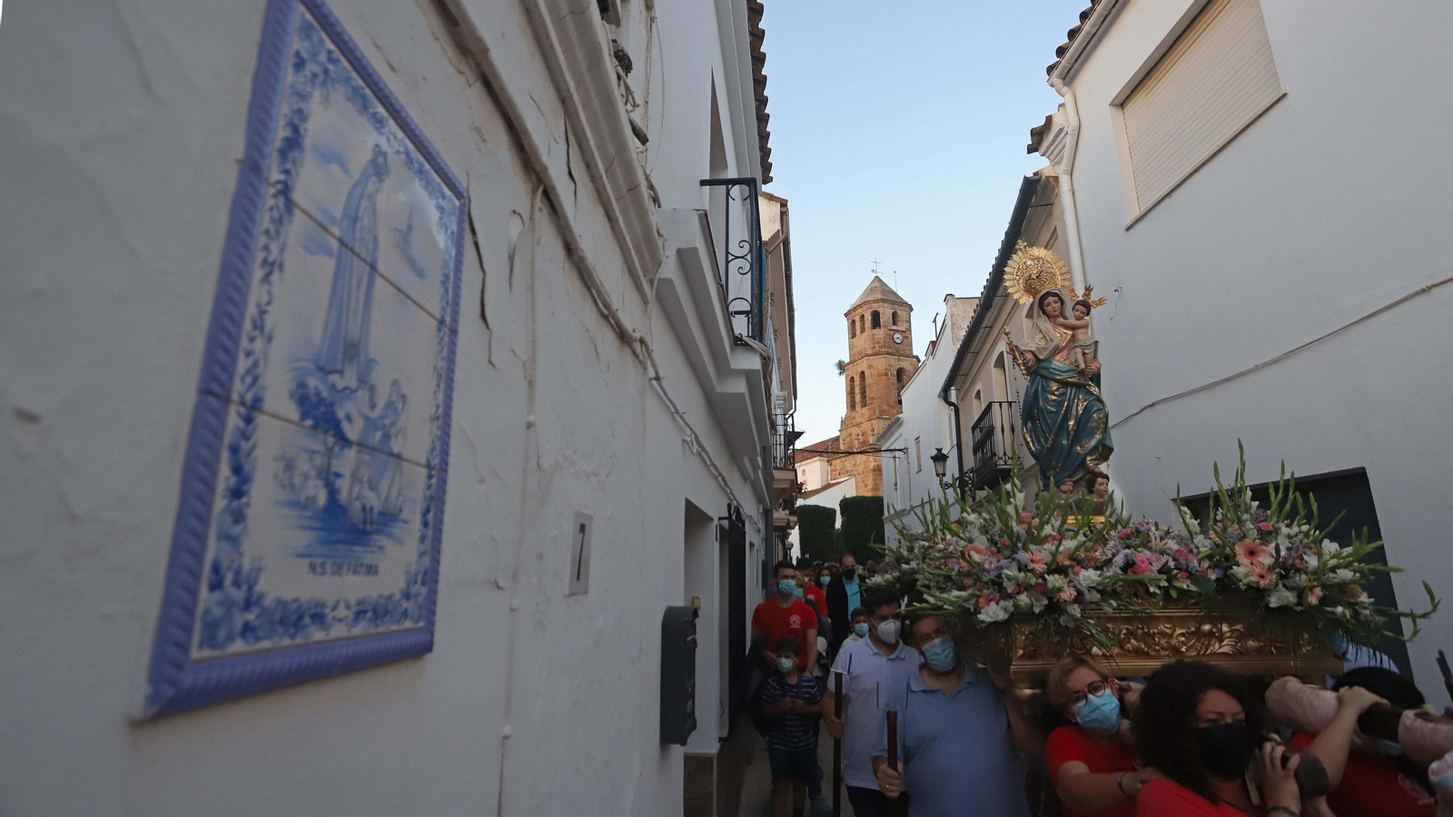 Fotos del Rosario de la Aurora de la Patrona de Los Barrios