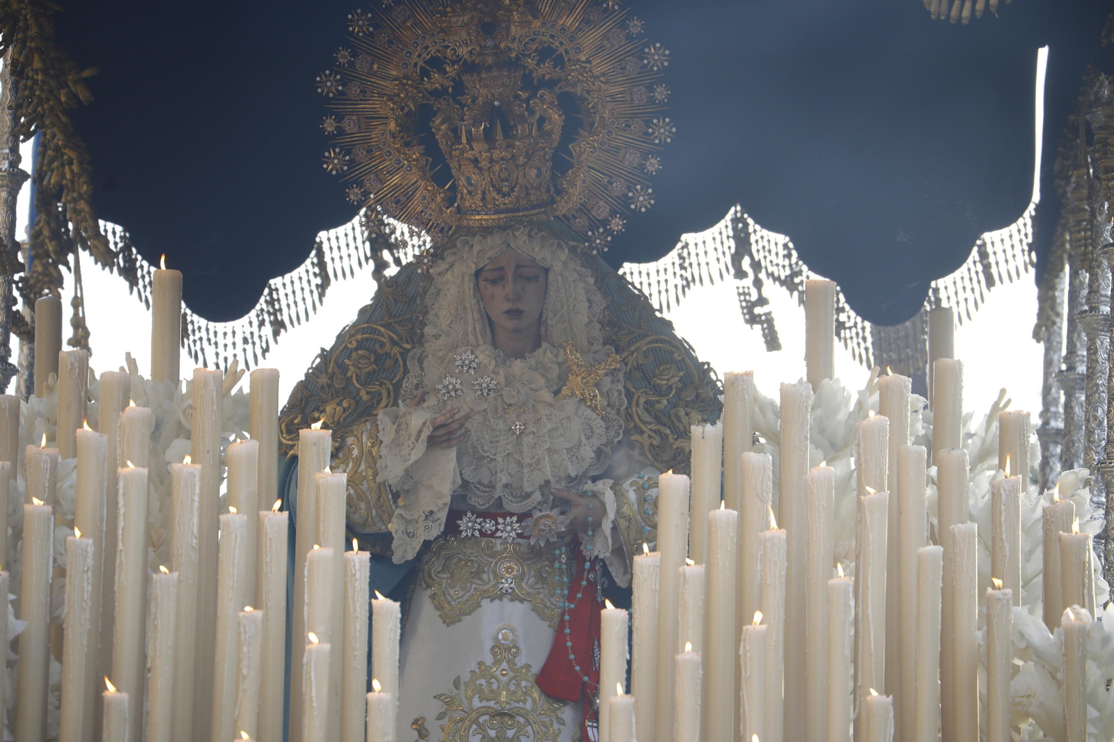 El traslado de la hermandad de la Estrella de Córdoba, en imágenes