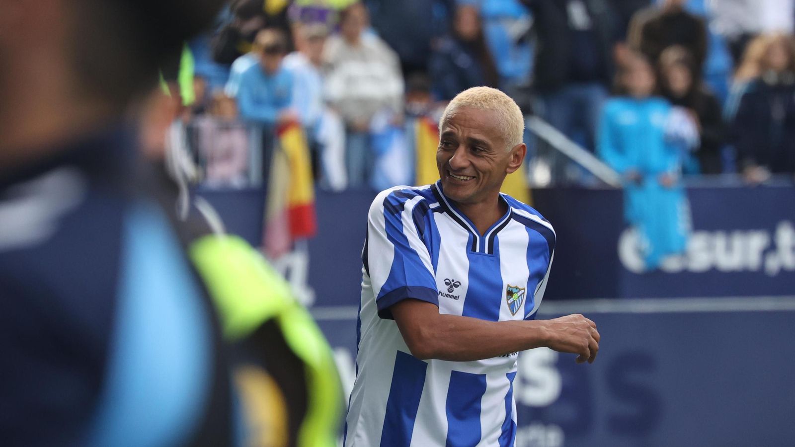 Darío Silva y Dely Valdés: las fotos del regreso de la Doble D a La Rosaleda