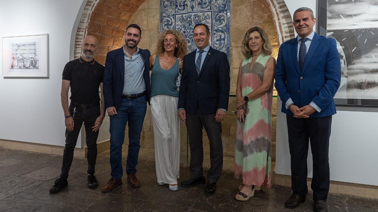 Inauguración de la galería La Vera Cruz en Vejer.