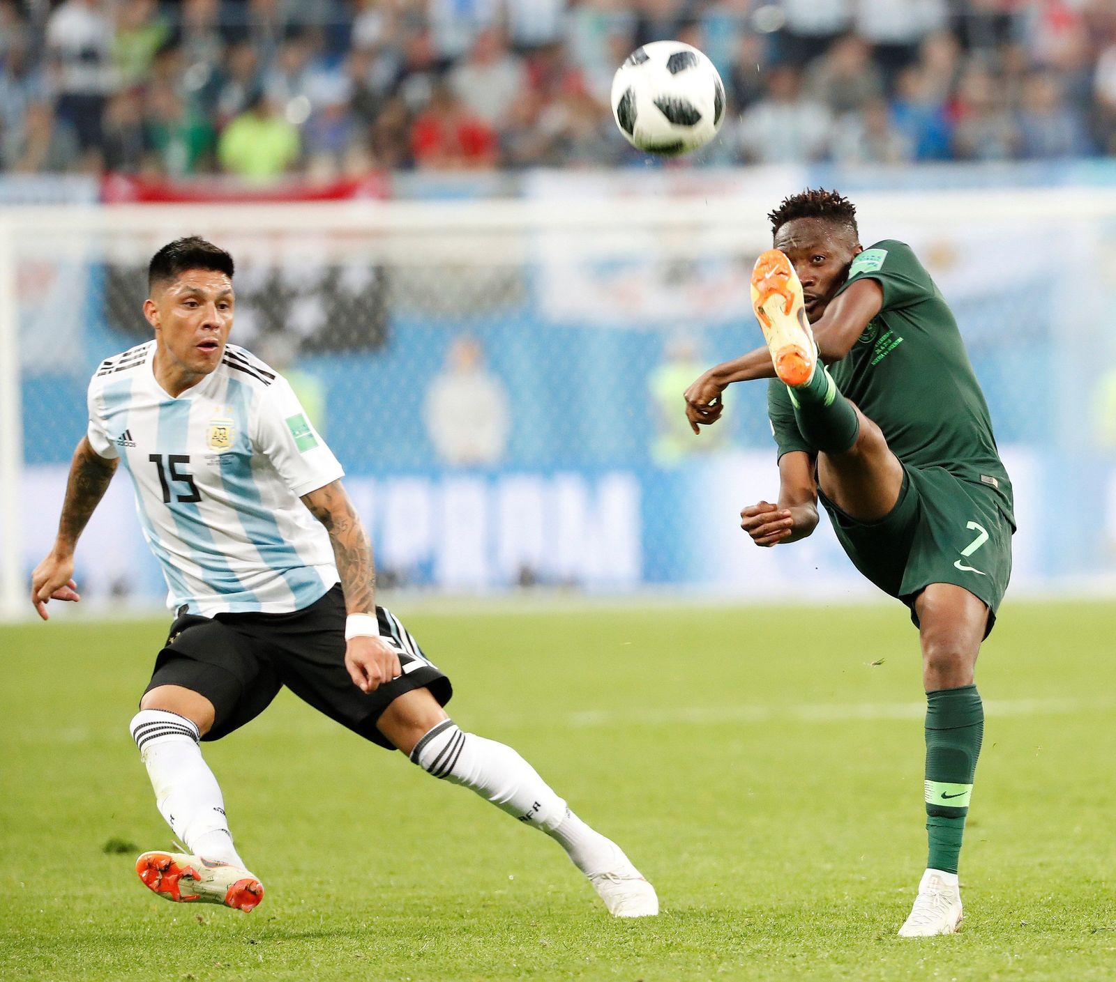 Las imágenes del Nigeria-Argentina