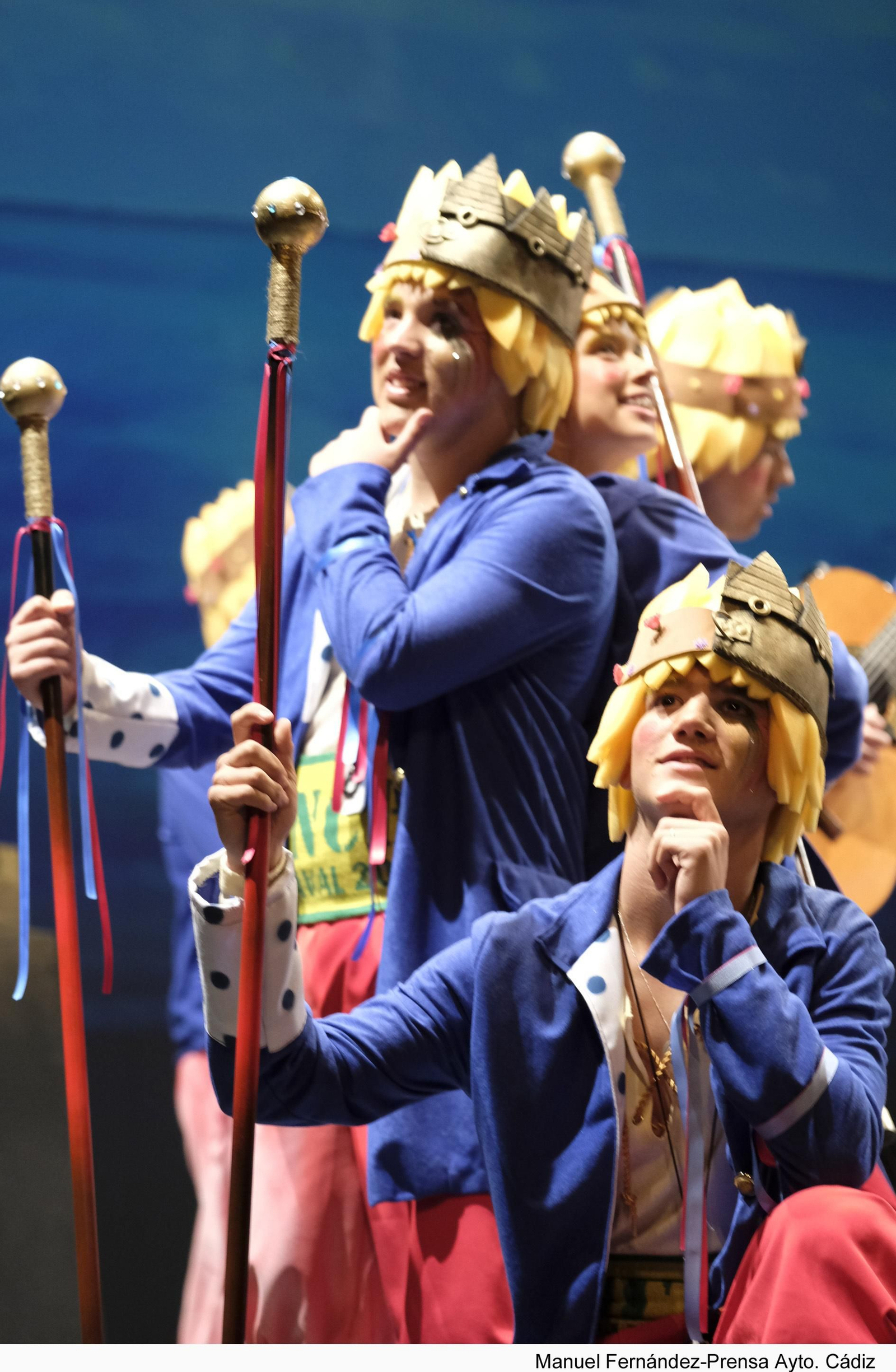 La comparsa 'El indeciso'.