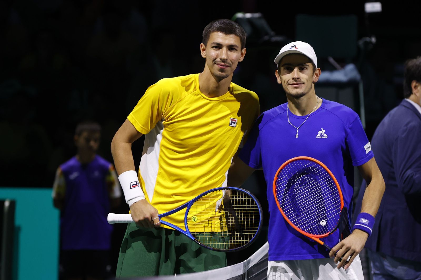 Copa Davis en Málaga: Arnaldi-Popyrin, en fotos