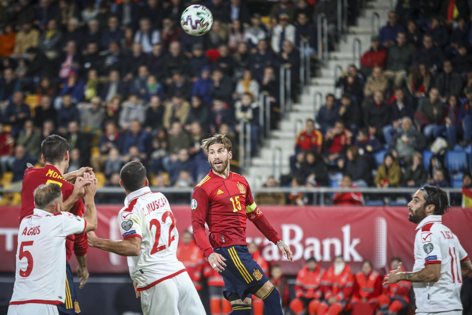 Las imágenes del España-Malta en Cádiz