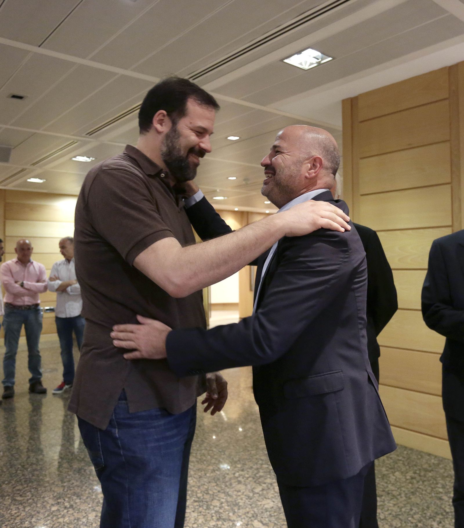 Alfonso Reyes y Javier Imbroda.