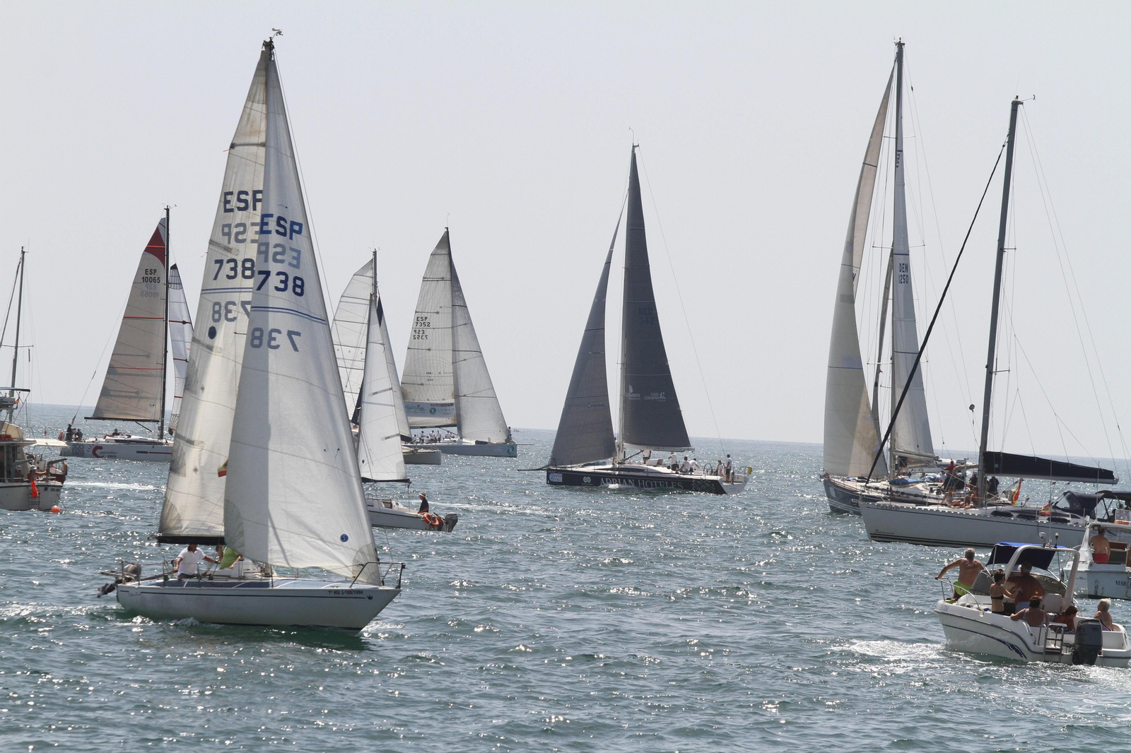 La regata Huelva-La Gomera en 2018. La regata Huelva-La Gomera en 2018.