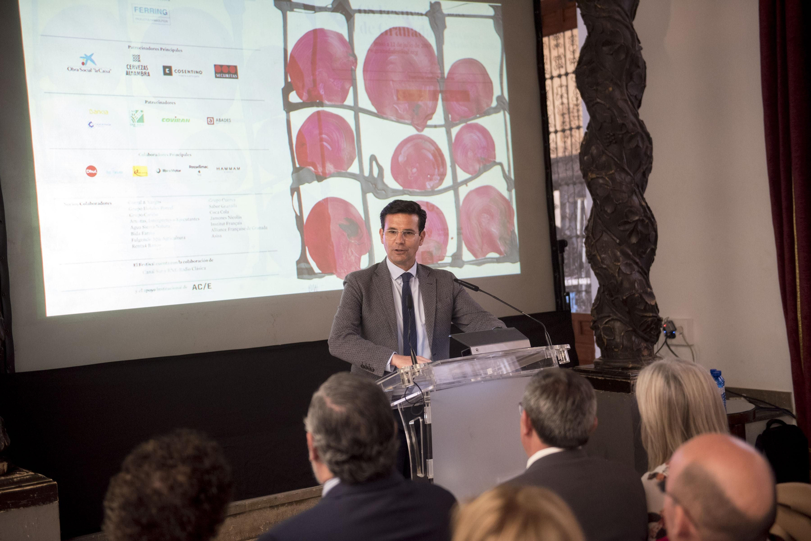 El alcalde Francisco Cuenca durante su intervención