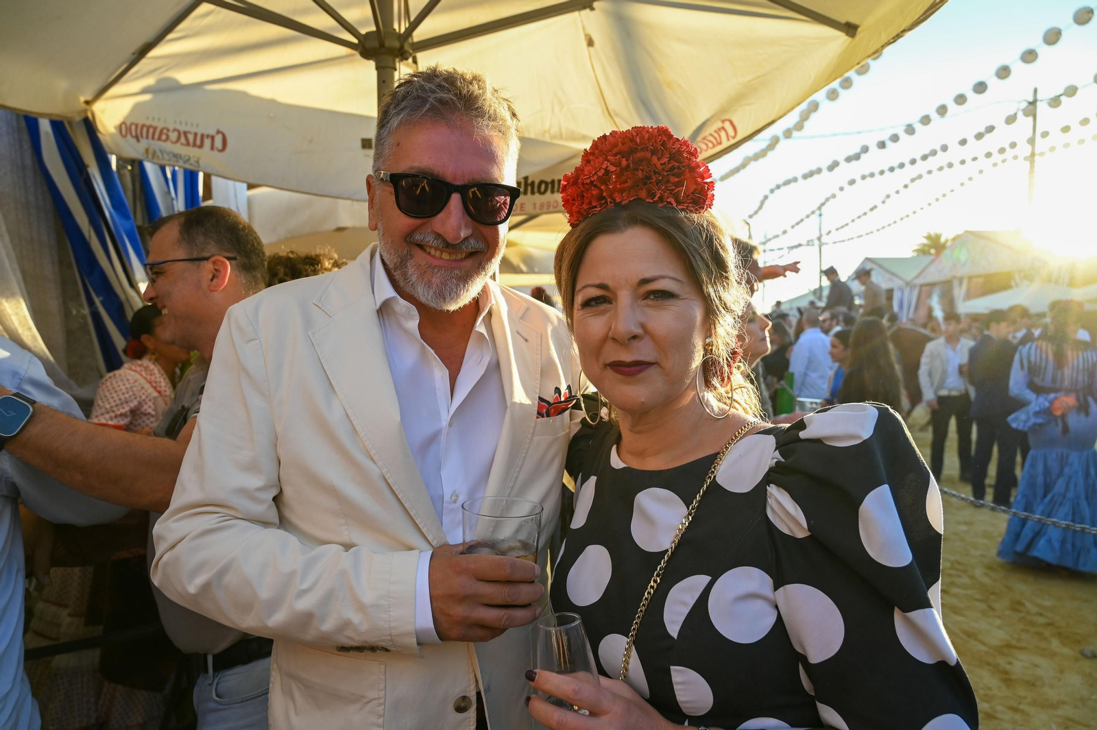 Imágenes del ambiente nocturno del 11 de octubre en la Feria del Caballo 2025