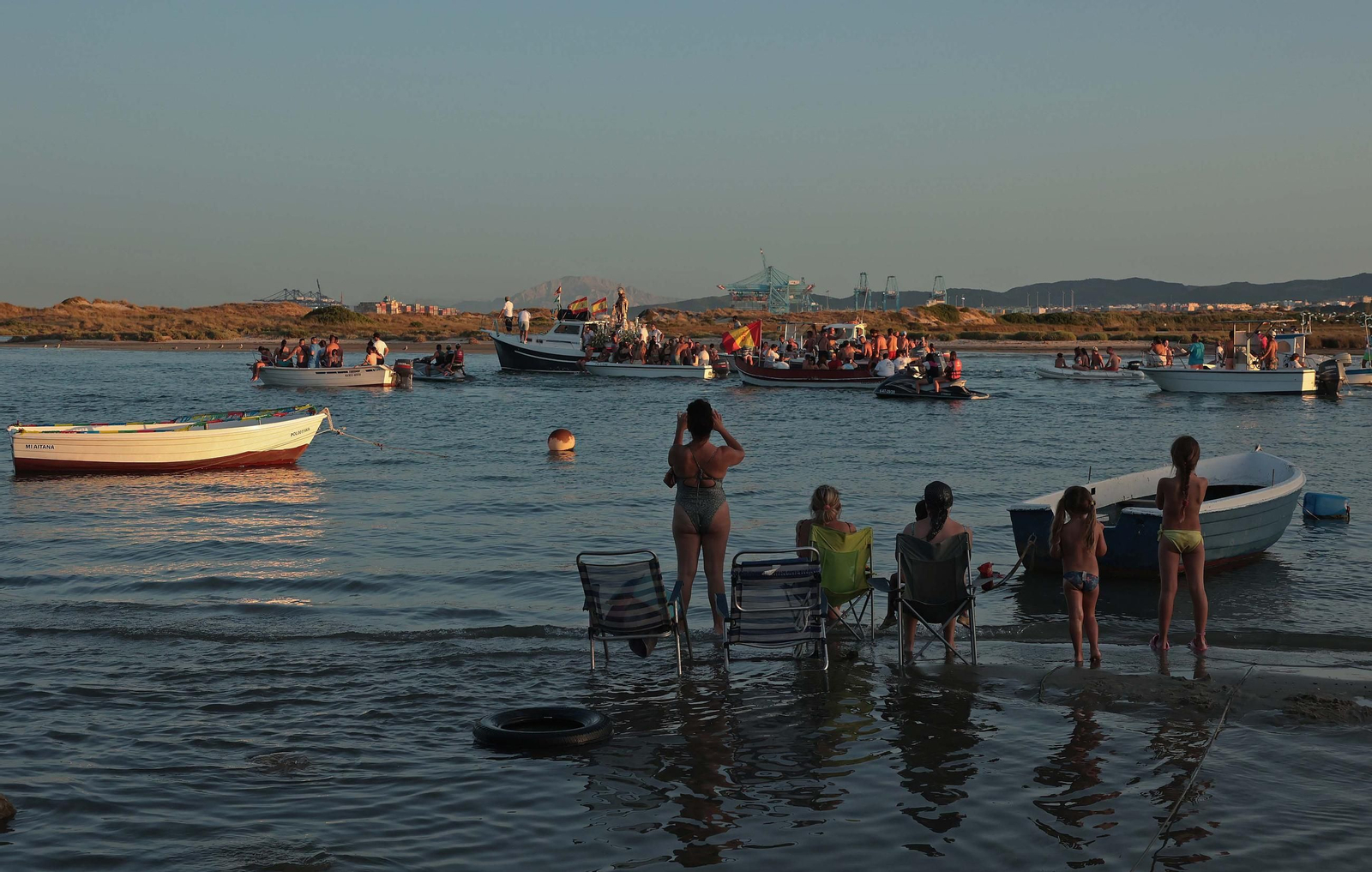 Fotos de la procesión de la Virgen del Carmen en Palmones