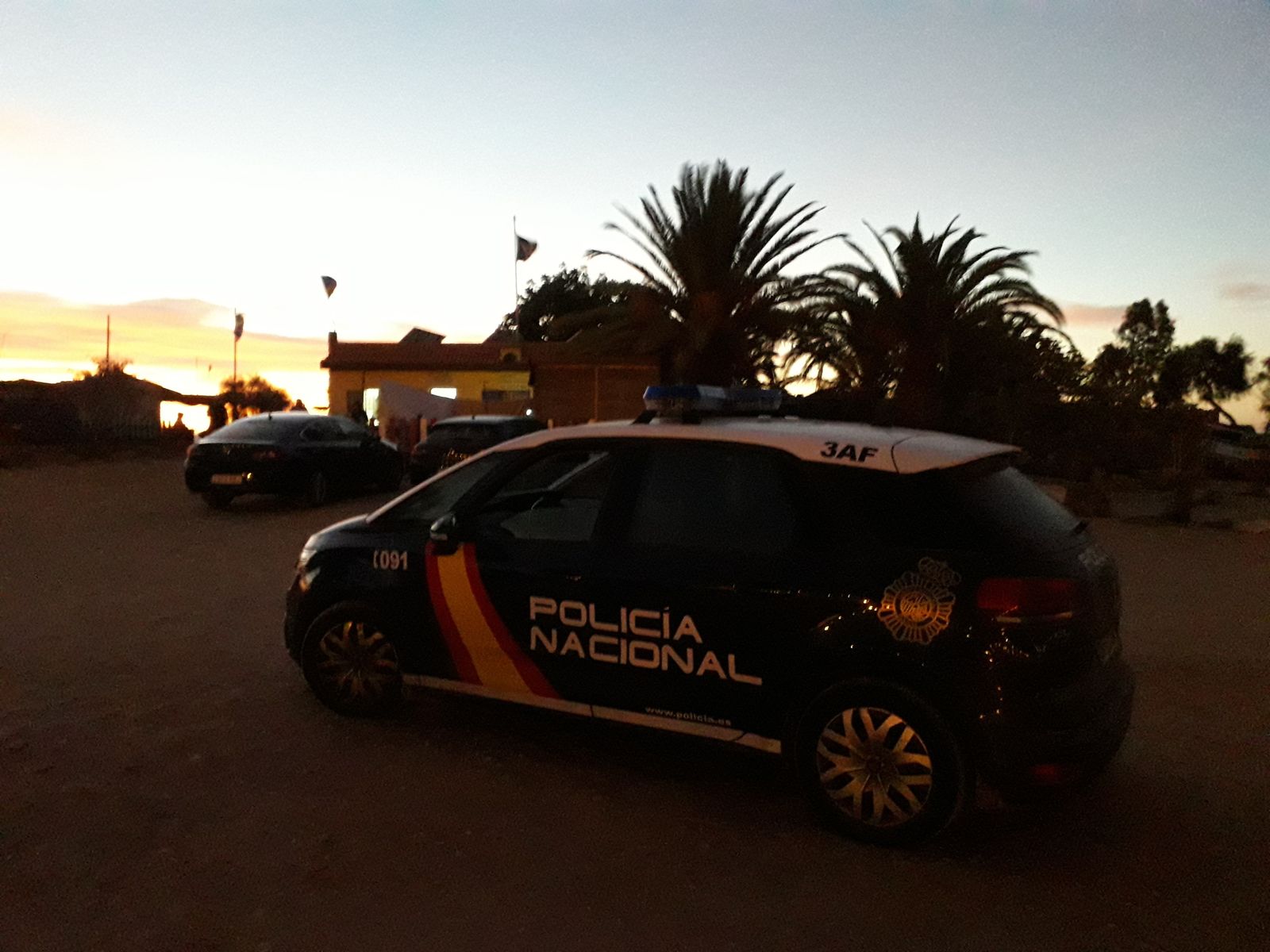 Registro practicado en la vivienda de La Casería.