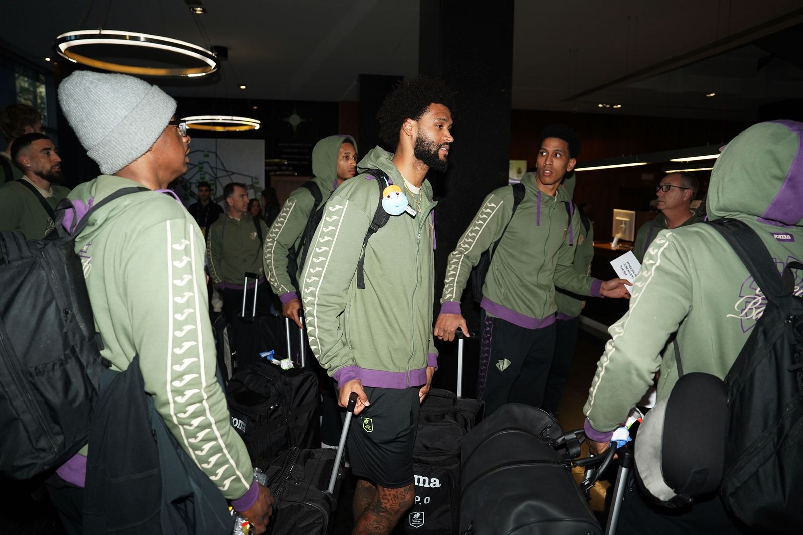 El Unicaja ya está en Valencia para la Copa del Rey tras un pesado viaje