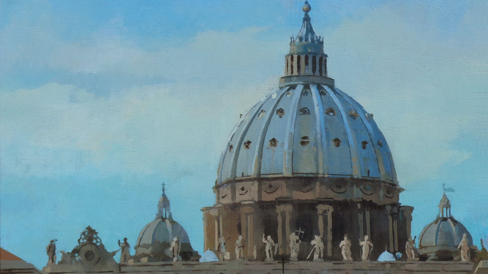 Estudio de la cúpula de San Pedro, de Francisco Escalera.