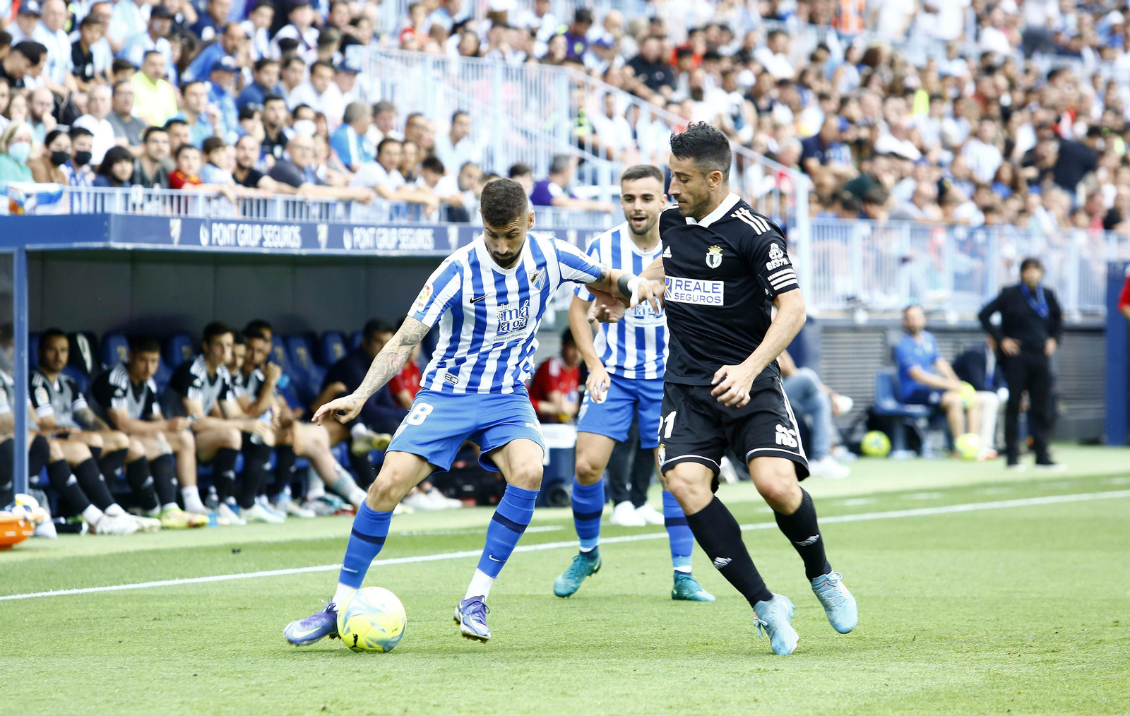 El Málaga CF-Burgos, en fotos