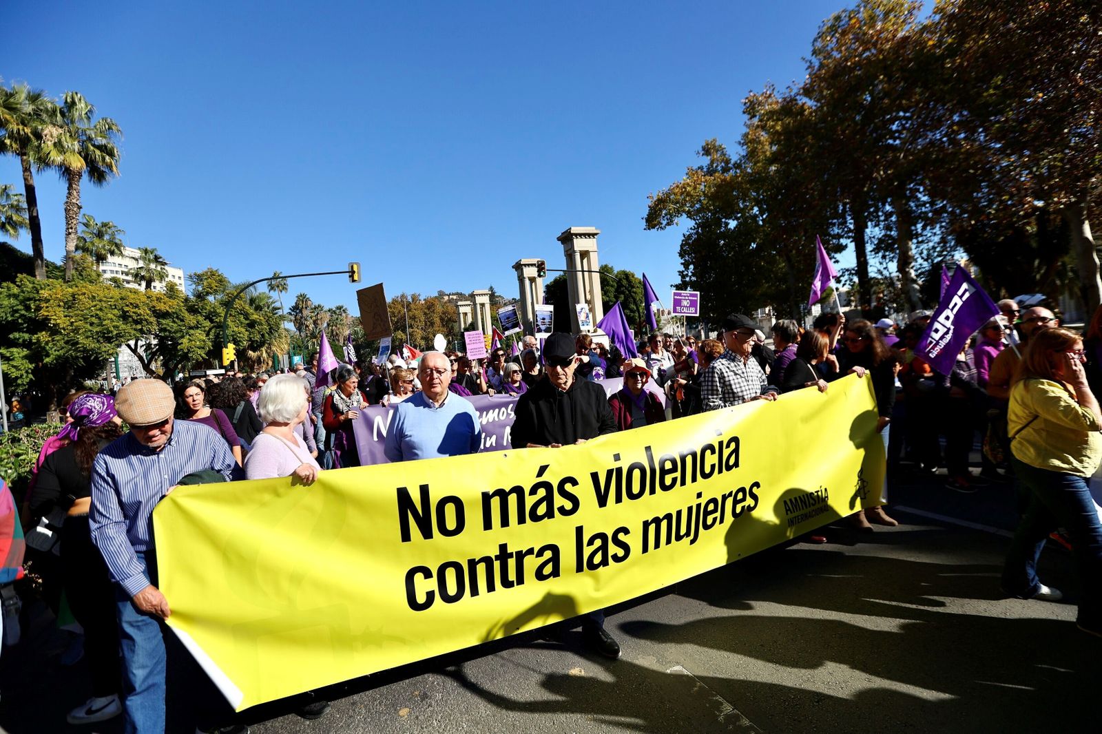 Todas las fotos que deja la manifestación del 25N