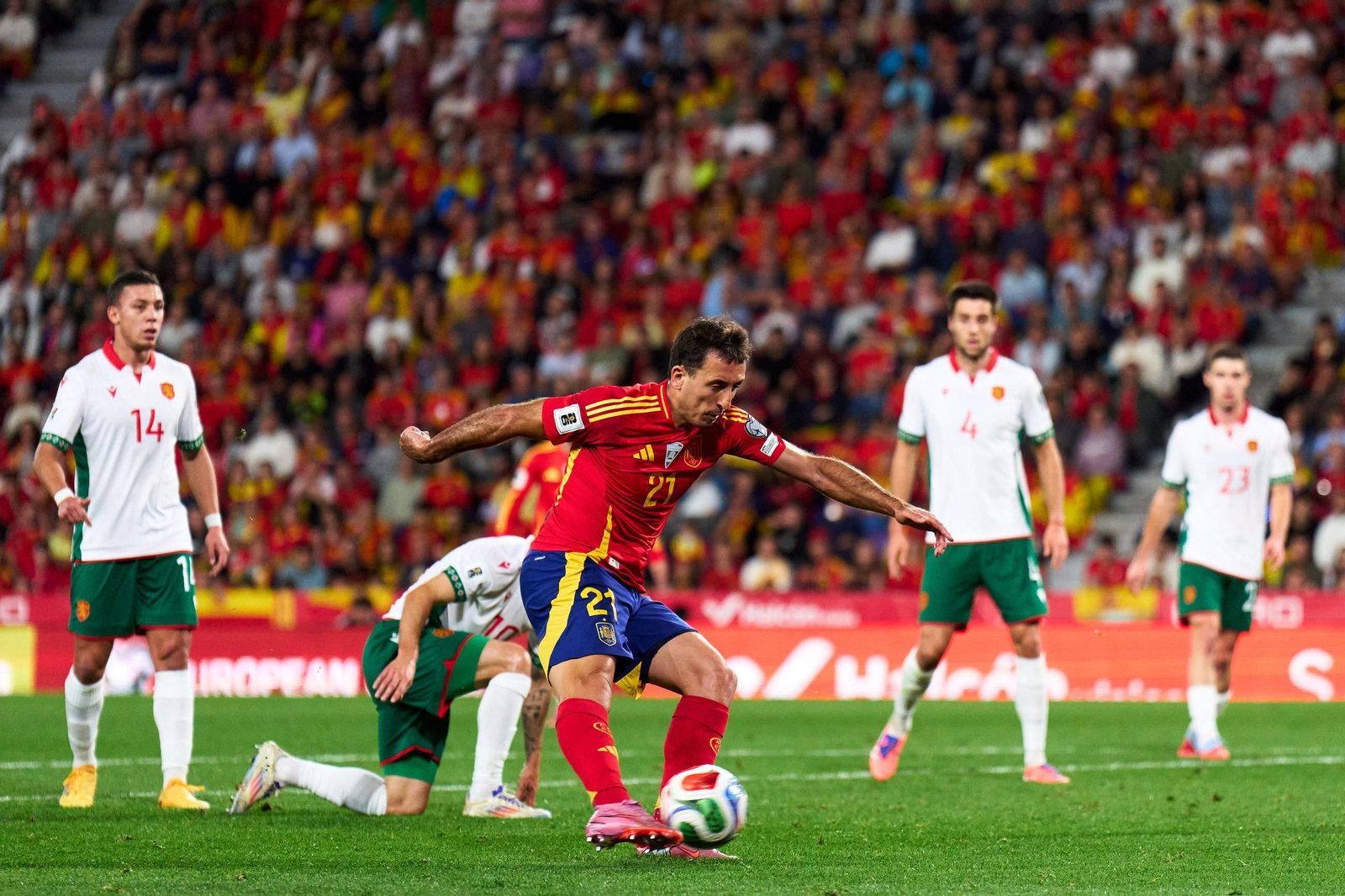 Las mejores fotos del España-Bulgaria