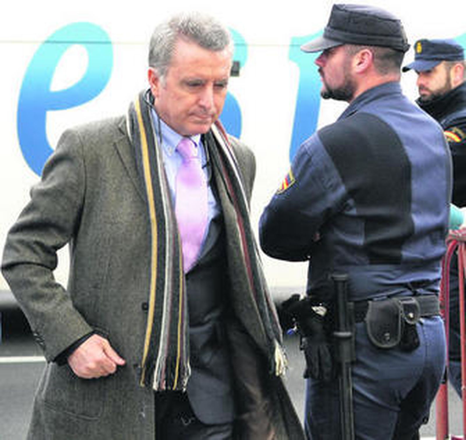 José Ortega Cano, durante uno de los días del juicio.