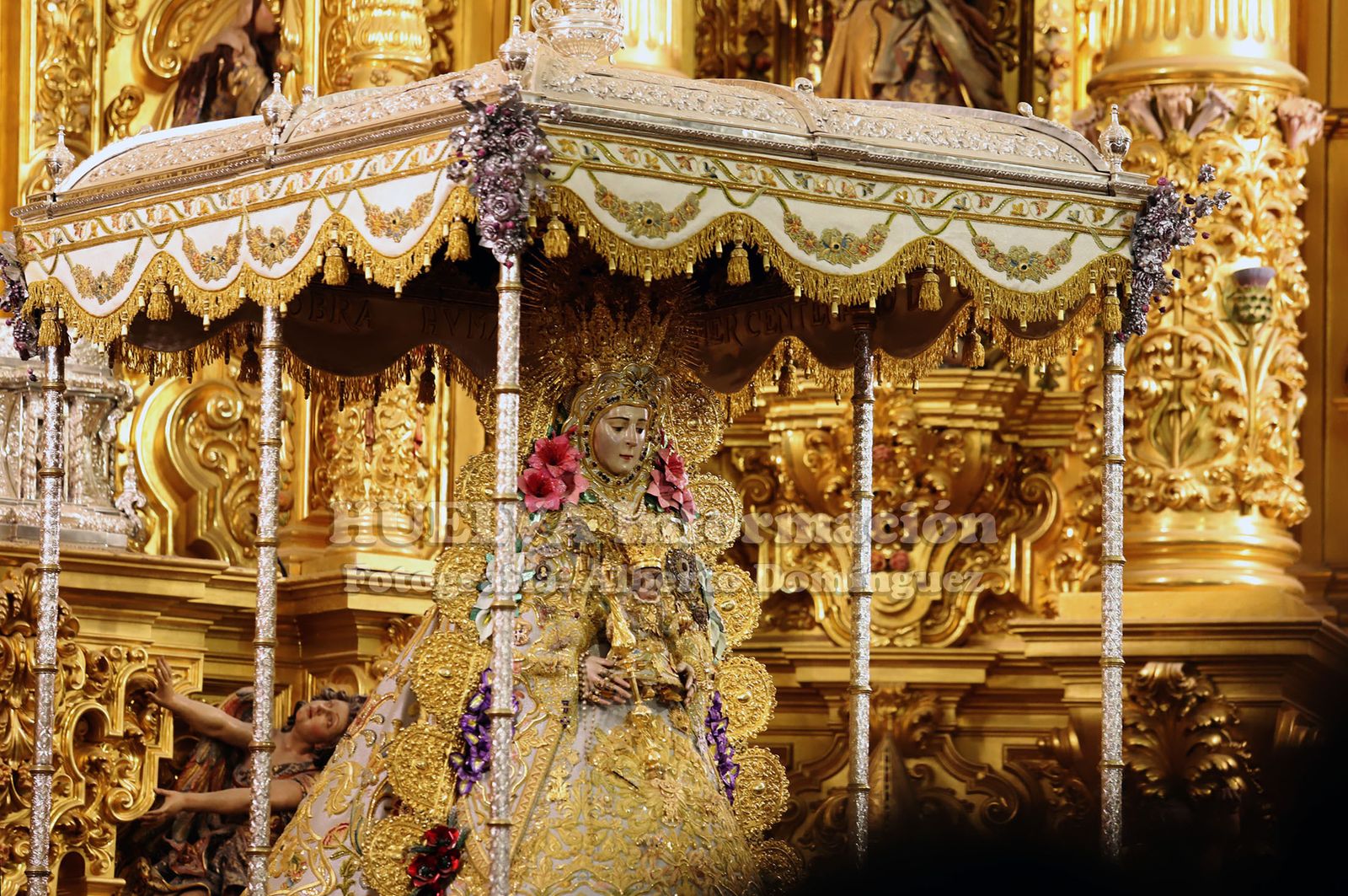 Imágenes del salto a la reja. Rocío 2019