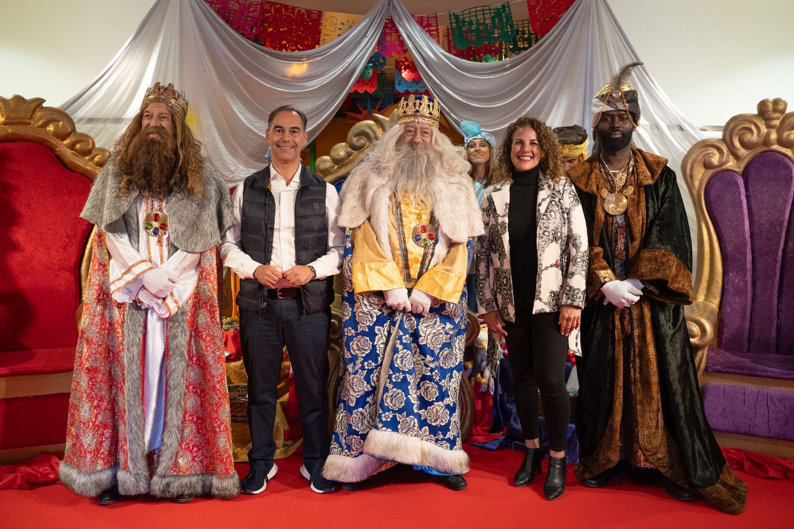 La recepción de los Reyes Magos en Benalmádena.