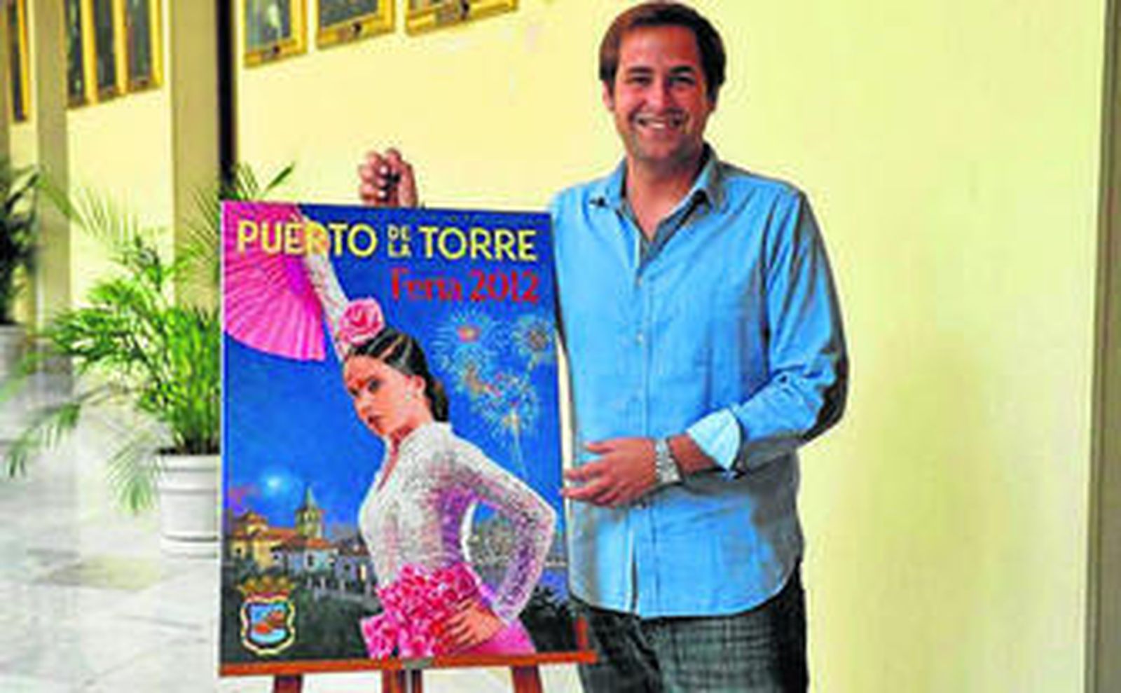 Luis Verde, ayer en la presentación del cartel de las fiestas.