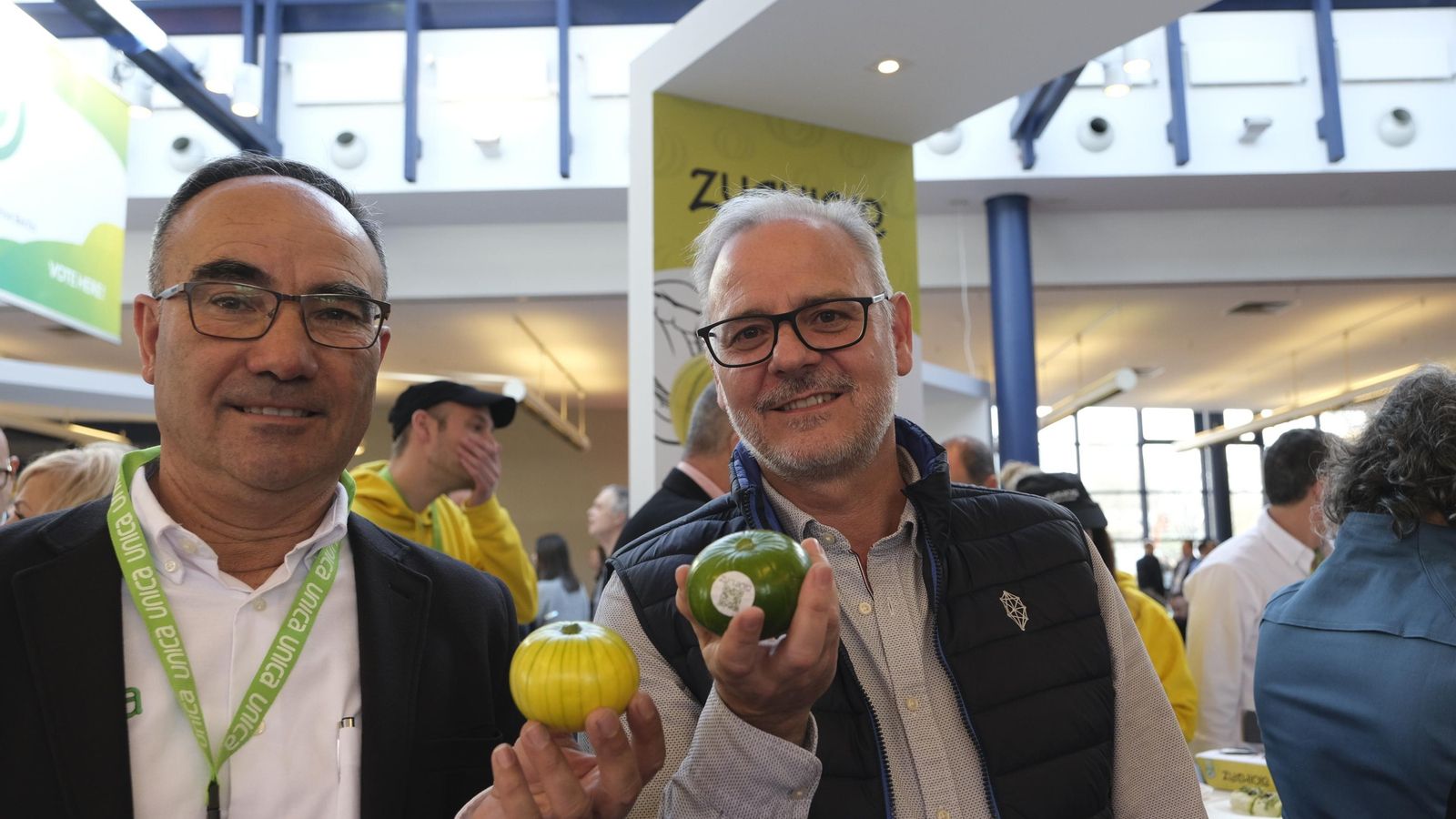 Francisco Bermúdez, de Celltibec, y Juan Tomás Cano, de Unica.