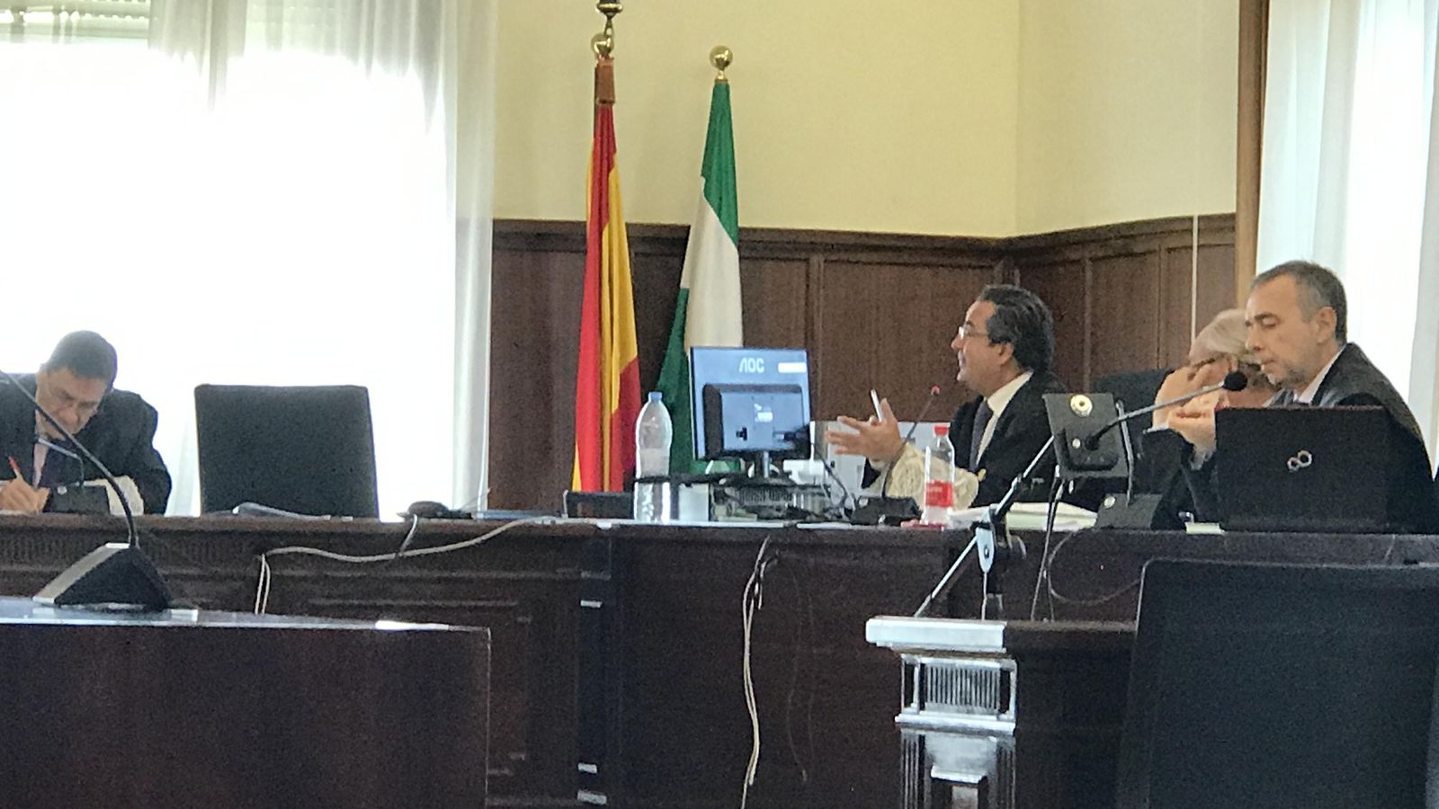 El fiscal delegado de Anticorrupción Fernando Soto, en uno de los juicios de Invercaria.