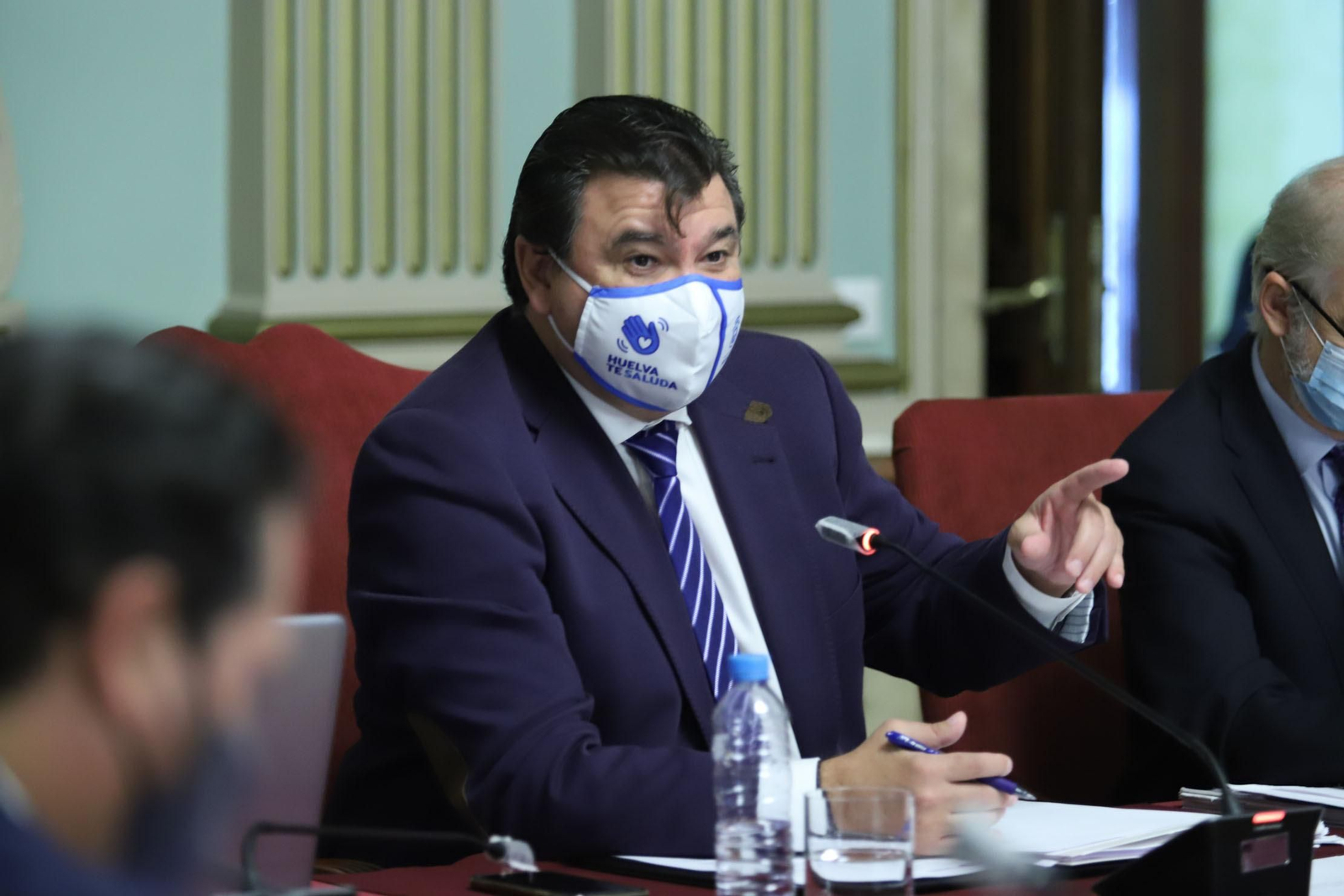 Imágenes del pleno celebrado en el Ayuntamiento de Huelva