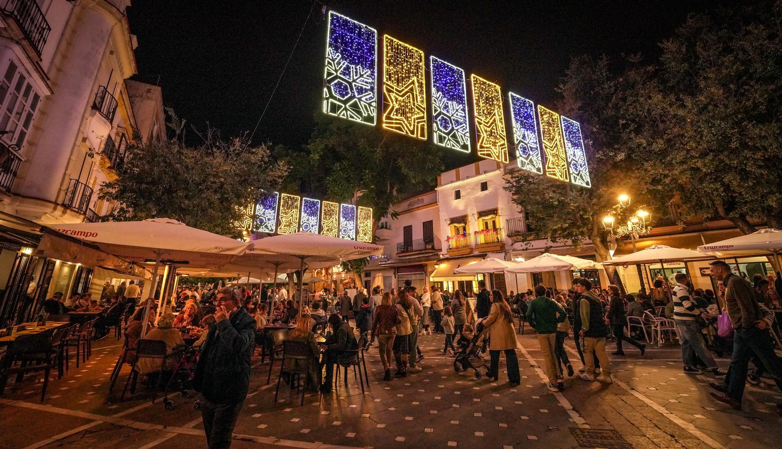 Imágenes del encendido Navideño en Jerez