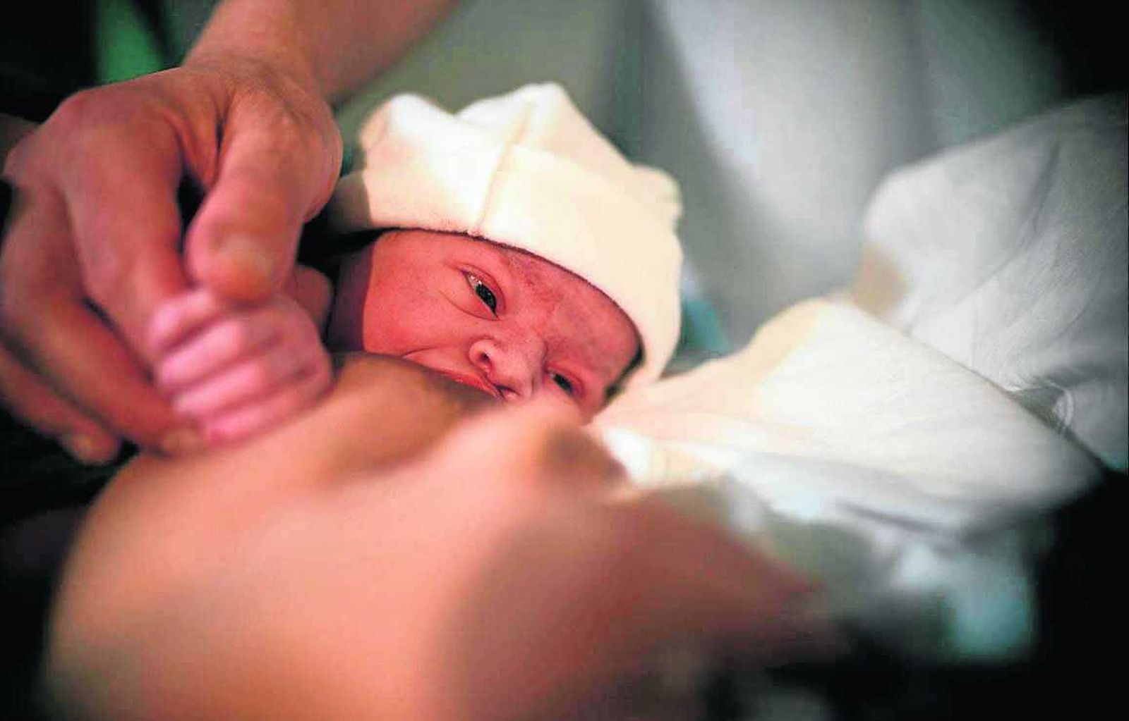 Imagen de archivo de un bebé recien nacido