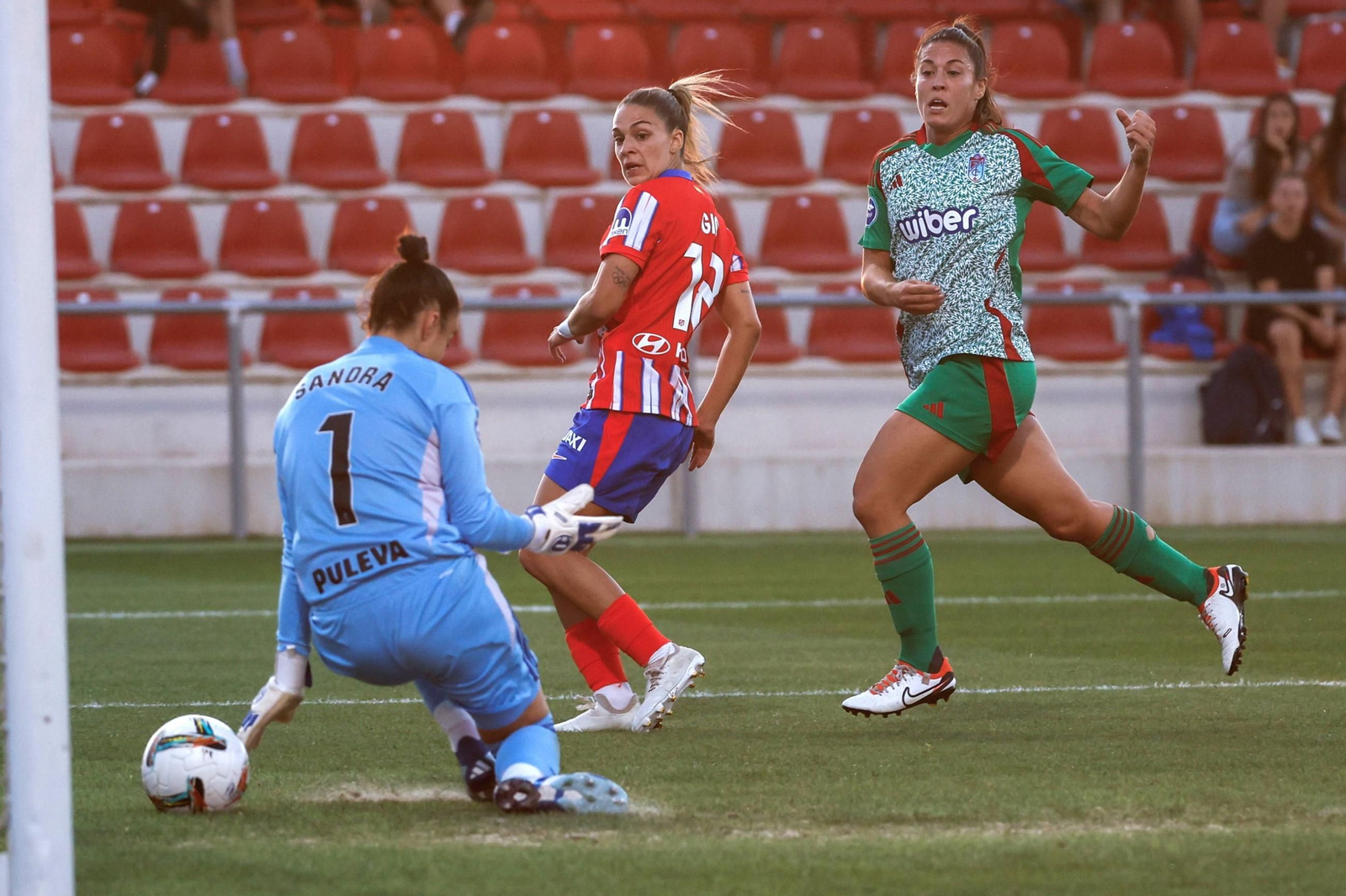 Momento del tanto que abrió el marcador.