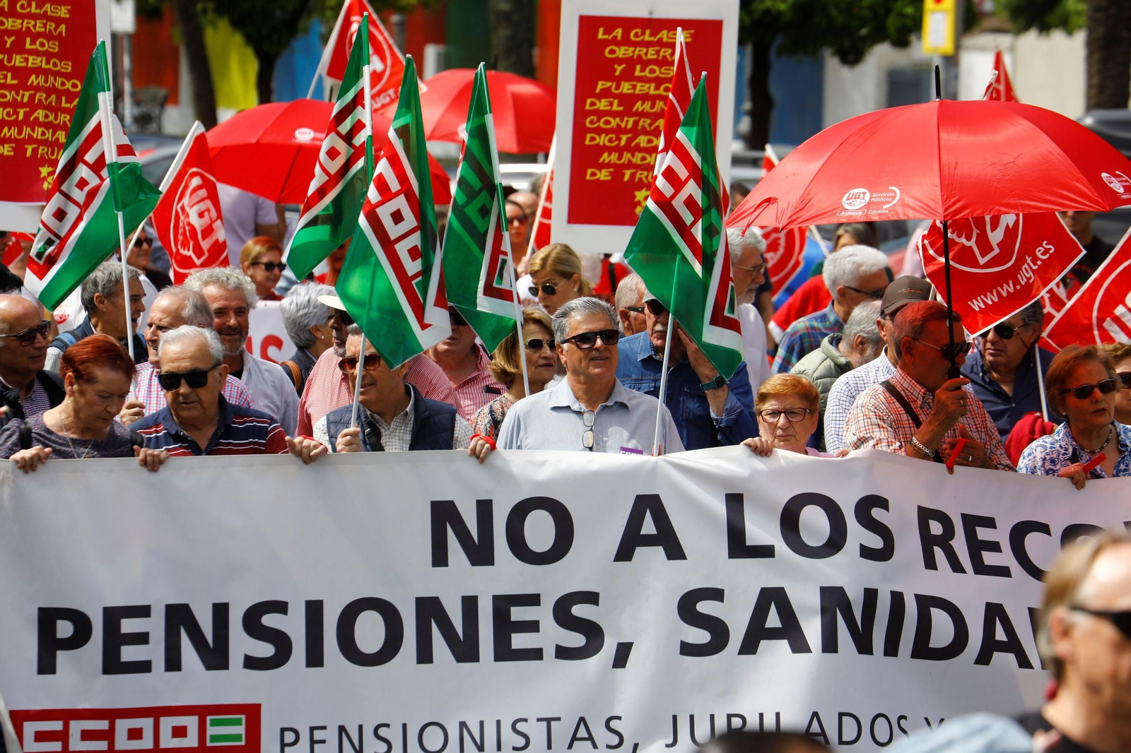 Todas las imágenes de la manifestación del 1 de mayo en Córdoba Todas las imágenes de la manifestación del 1 de mayo en Córdoba