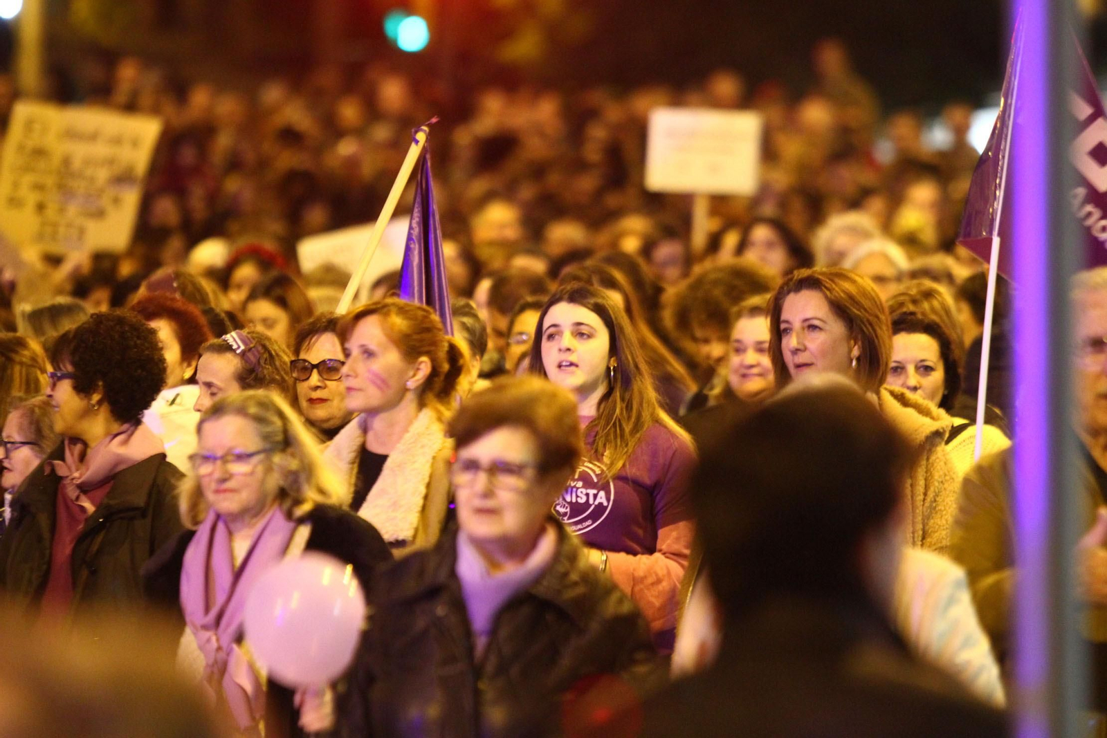 Imágenes de la Manifestación del día Internacional de la Mujer