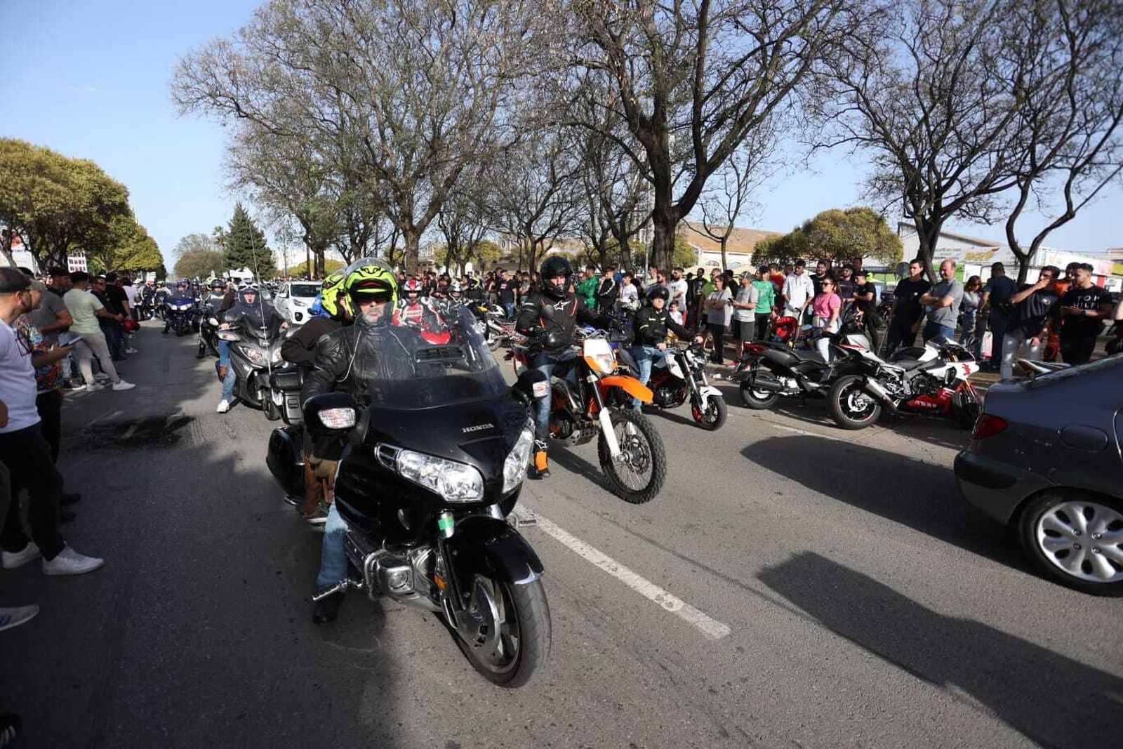 Ambiente motero en el Gran Premio de MotoGP en Jerez, declarado por la Junta Zona de Gran Afluencia Turística.