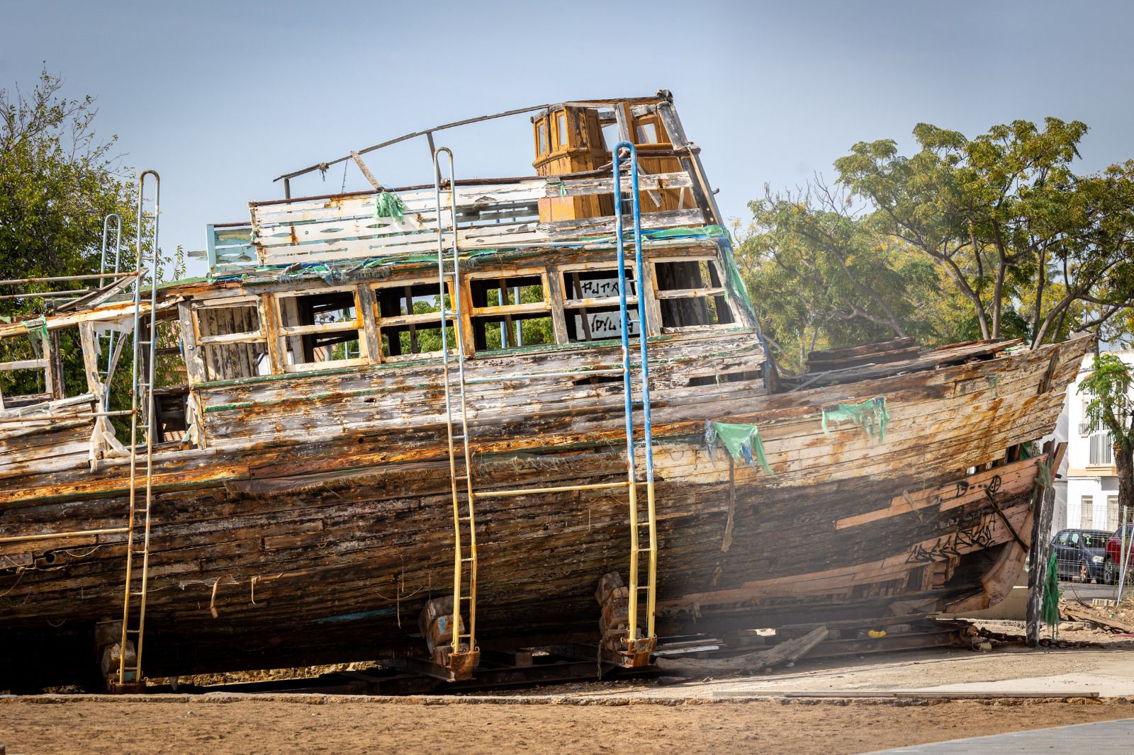 Las obras del paseo fluvial portuense, en imágenes