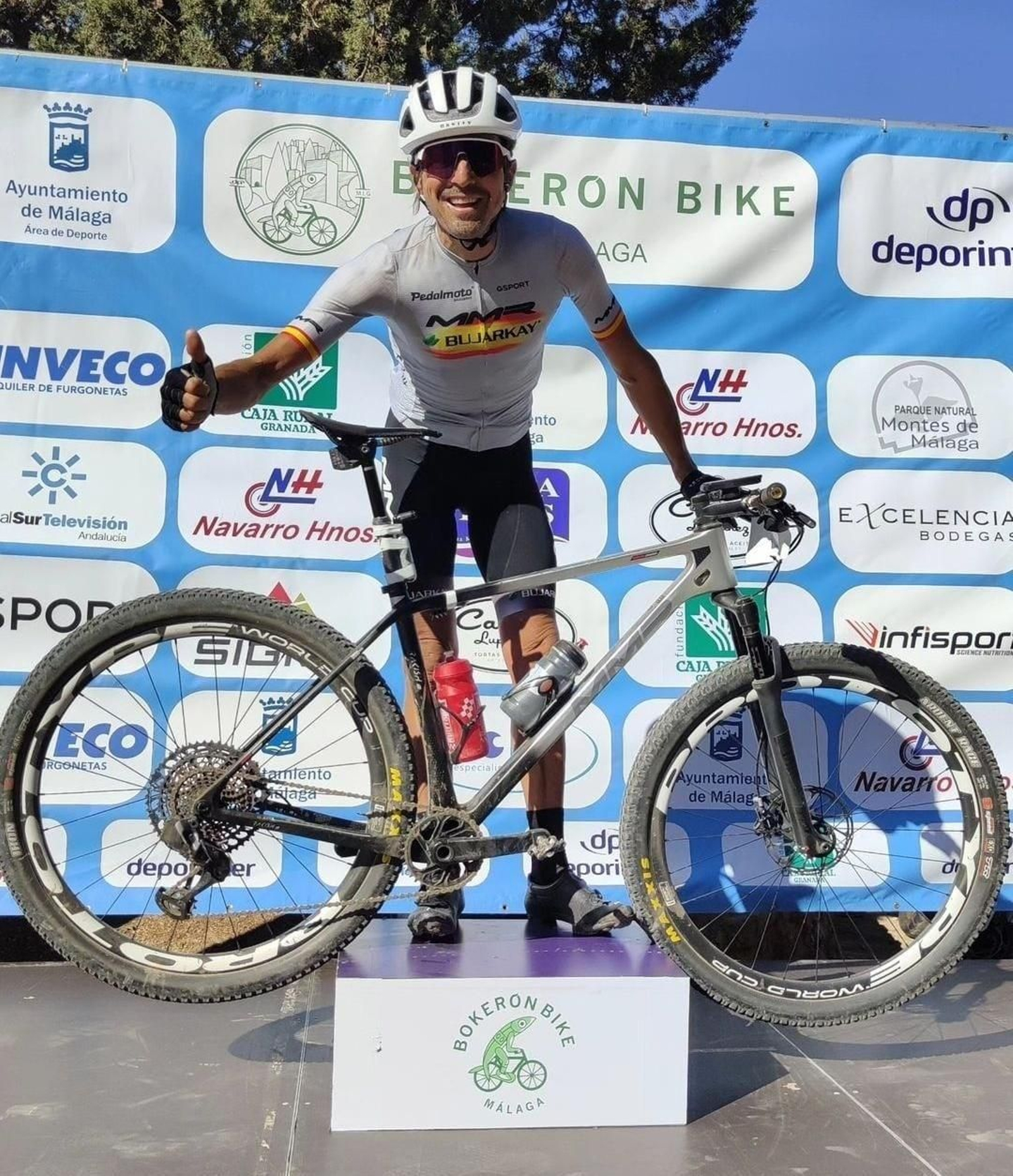 'Triki' Beltrán, en la Bokerón Bike disputada en el pasado mes de noviembre.