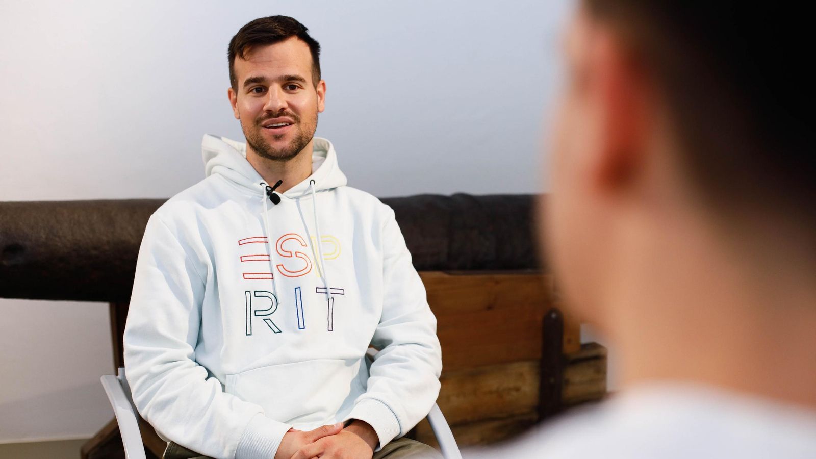 Chacón durante la entrevista con Diario de Almería.