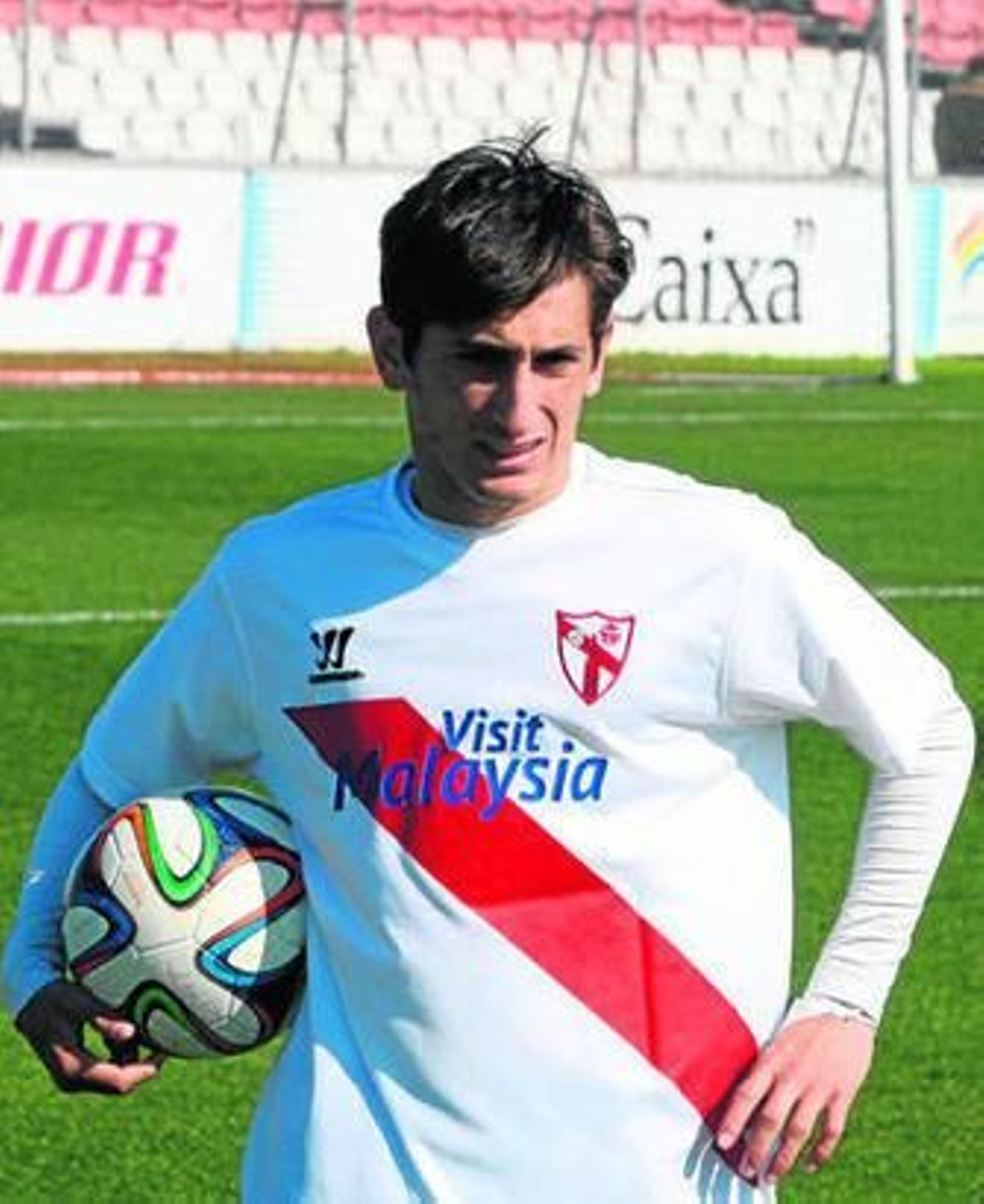 Juanje Argüez, el pasado domingo durante su encuentro contra la Balompédica.