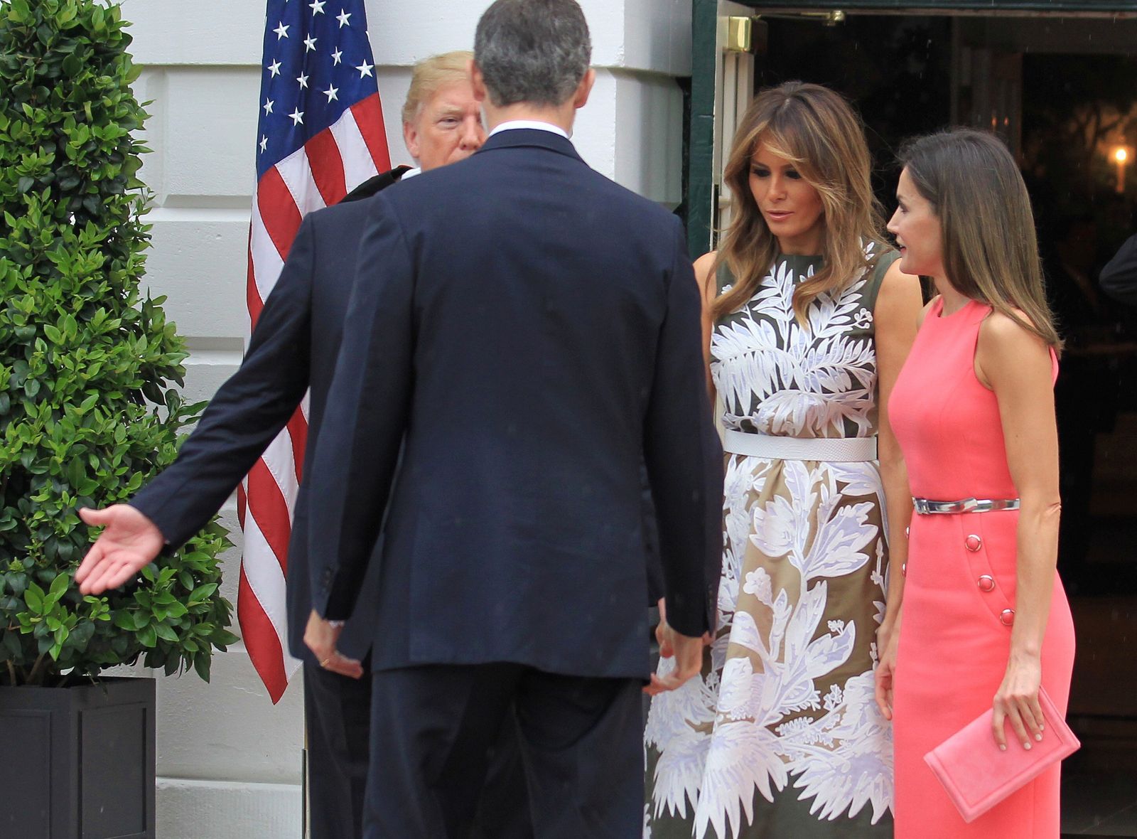 Los Reyes, en la Casa Blanca
