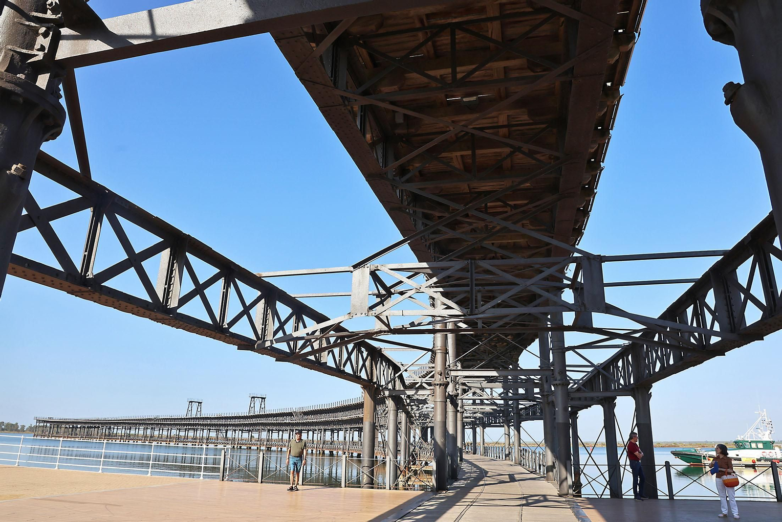 Inauguración de la unión del muelle de la Río Tinto en Imágenes