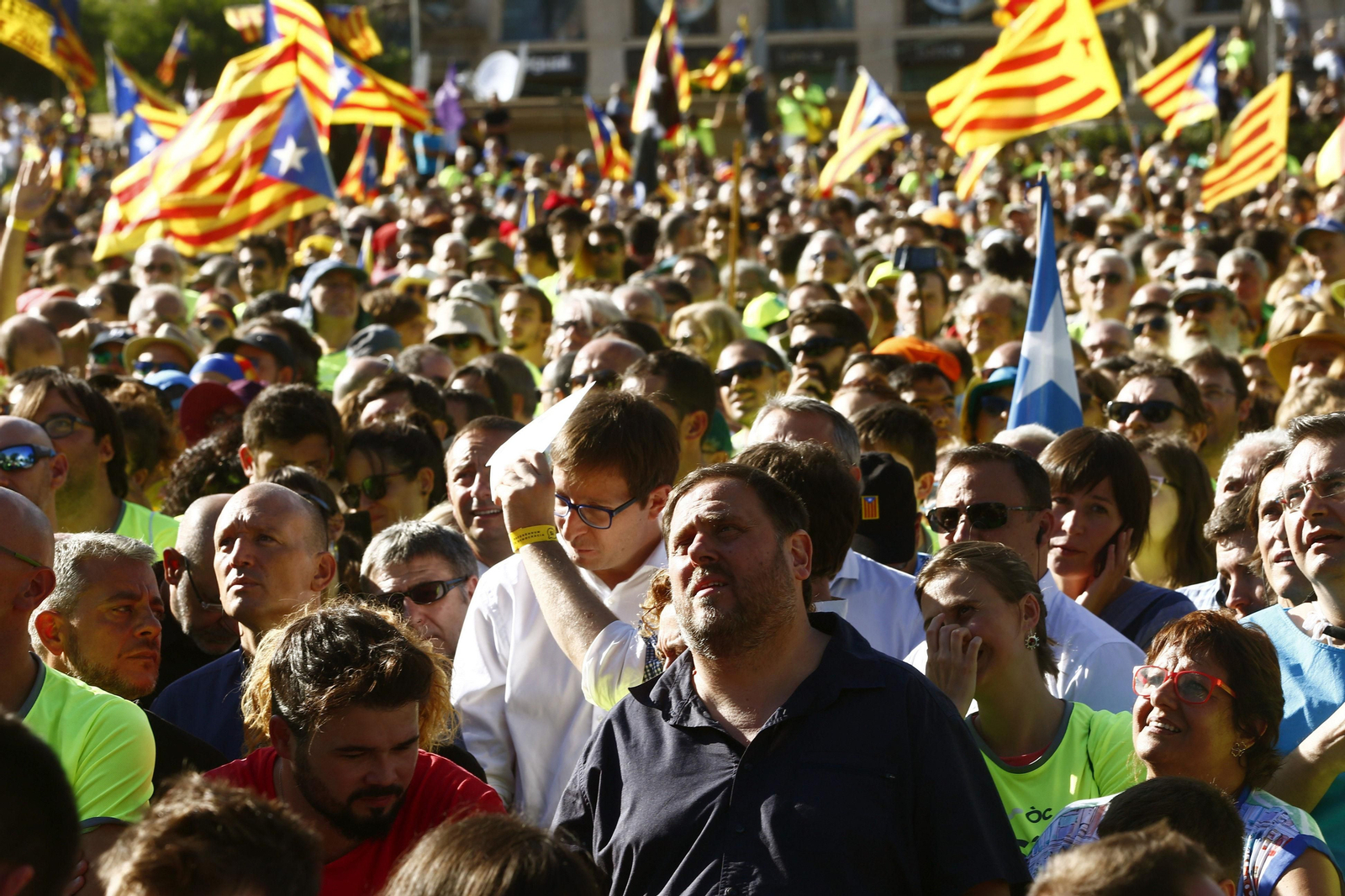 La manifestación independentista de la Diada, en imágenes