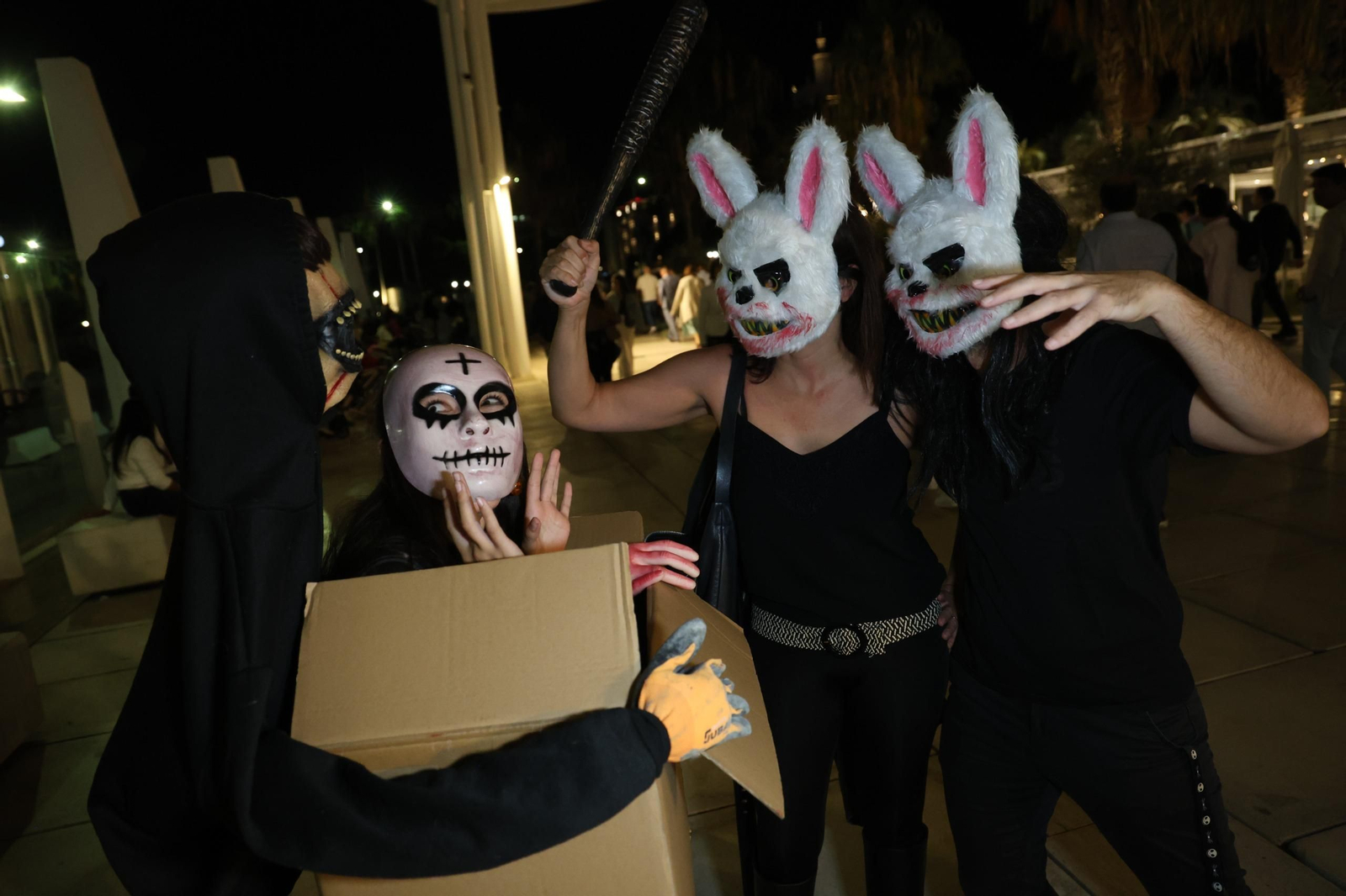La noche de Halloween en Málaga, en imágenes