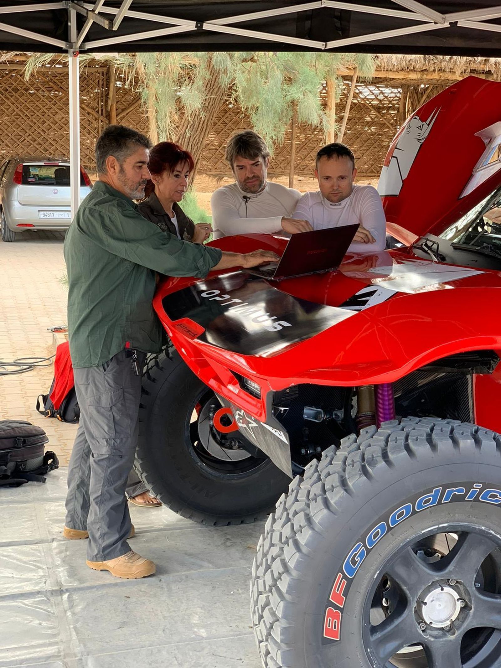 Todo listo para iniciar la ruta.