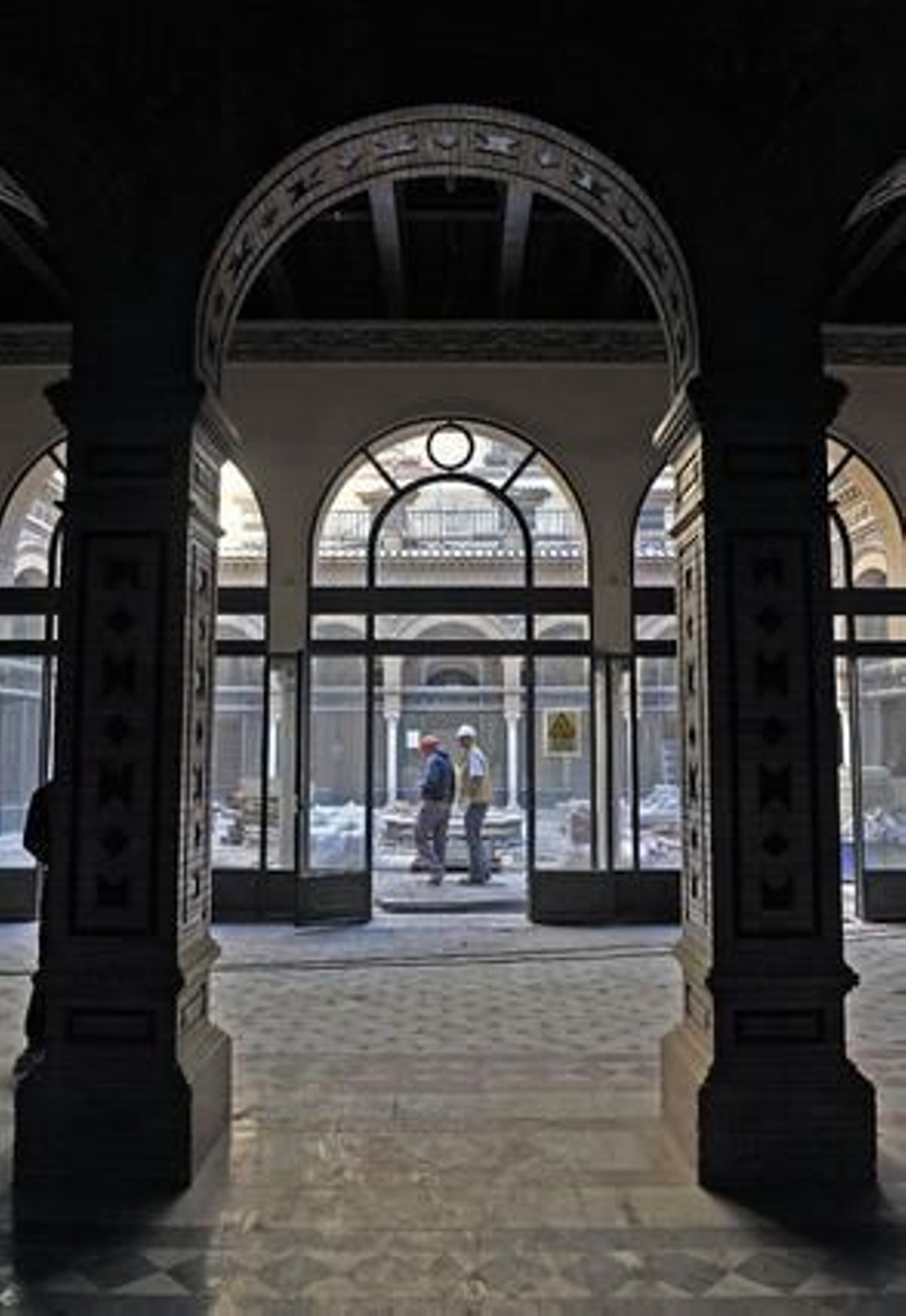 Las obras del hotel más importante de la ciudad, el Alfonso XIII.

Foto: Juan Carlos Vázquez
