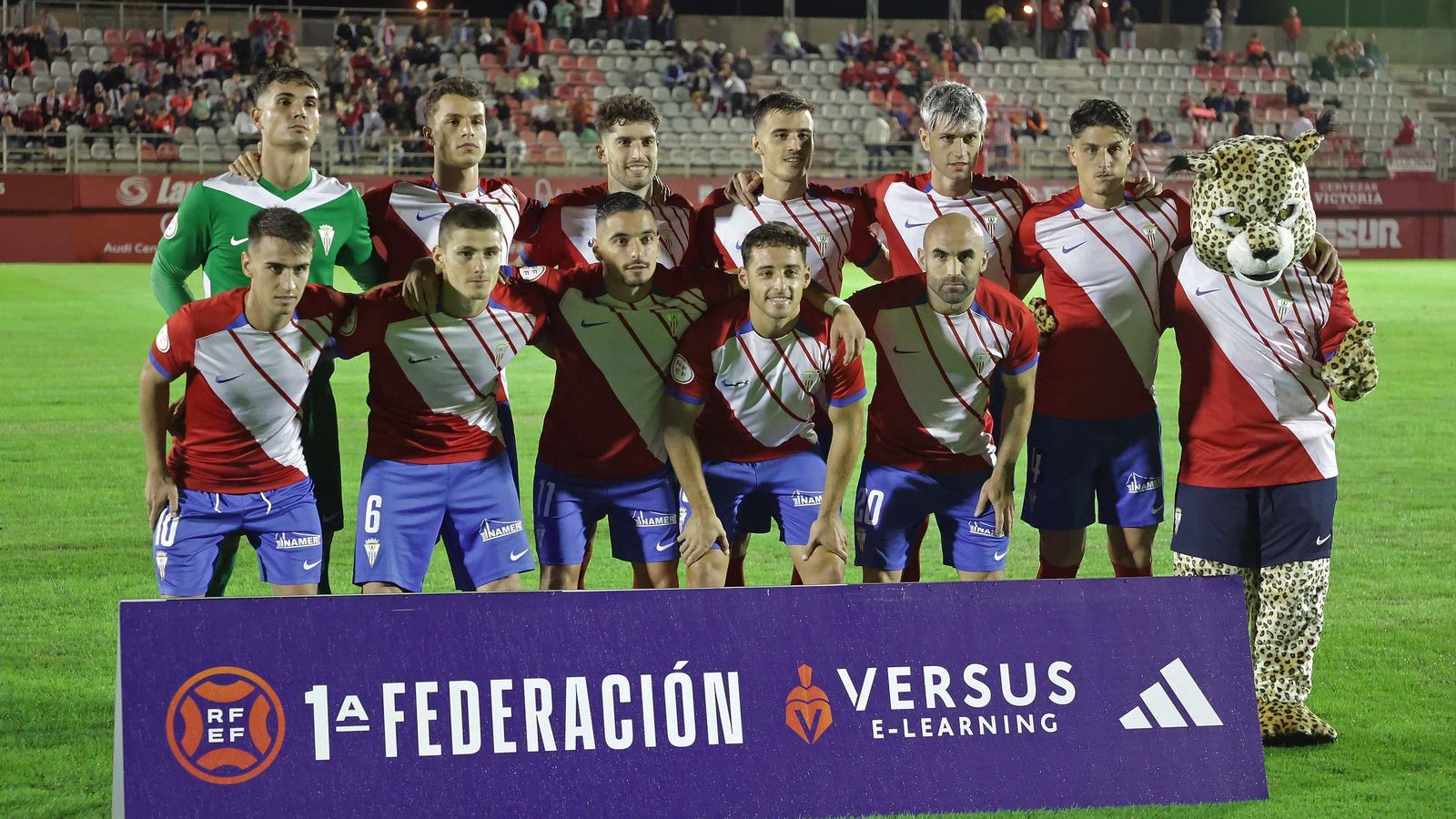 El último once inicial del Algeciras.