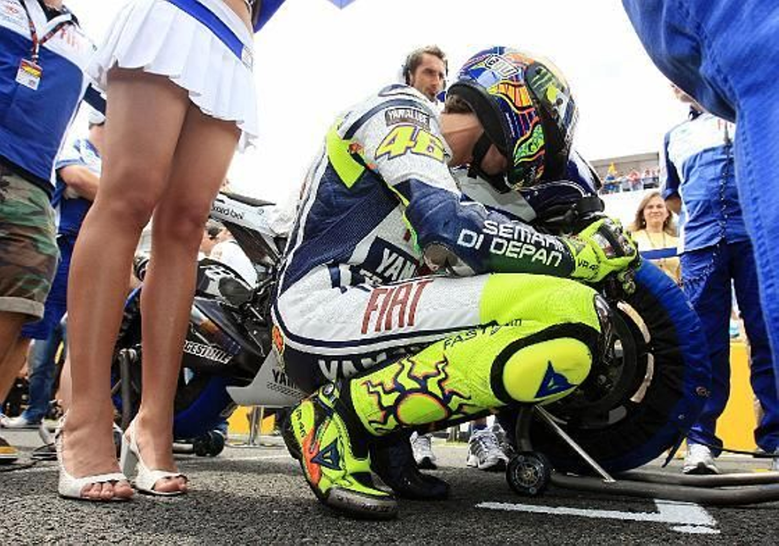 Las chicas del ´paddock´, puro espectáculo en Jerez. 

Foto: Juan Carlos Toro y Manuel Aranda