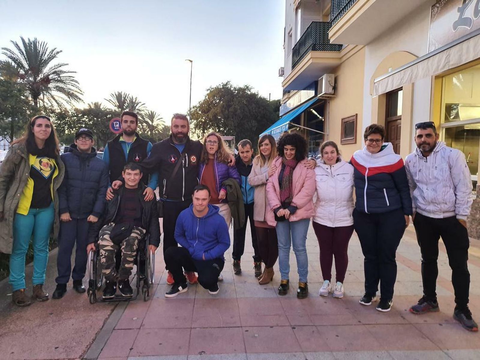 Los participantes de la actividad organizada por el Instituto de la Juventud