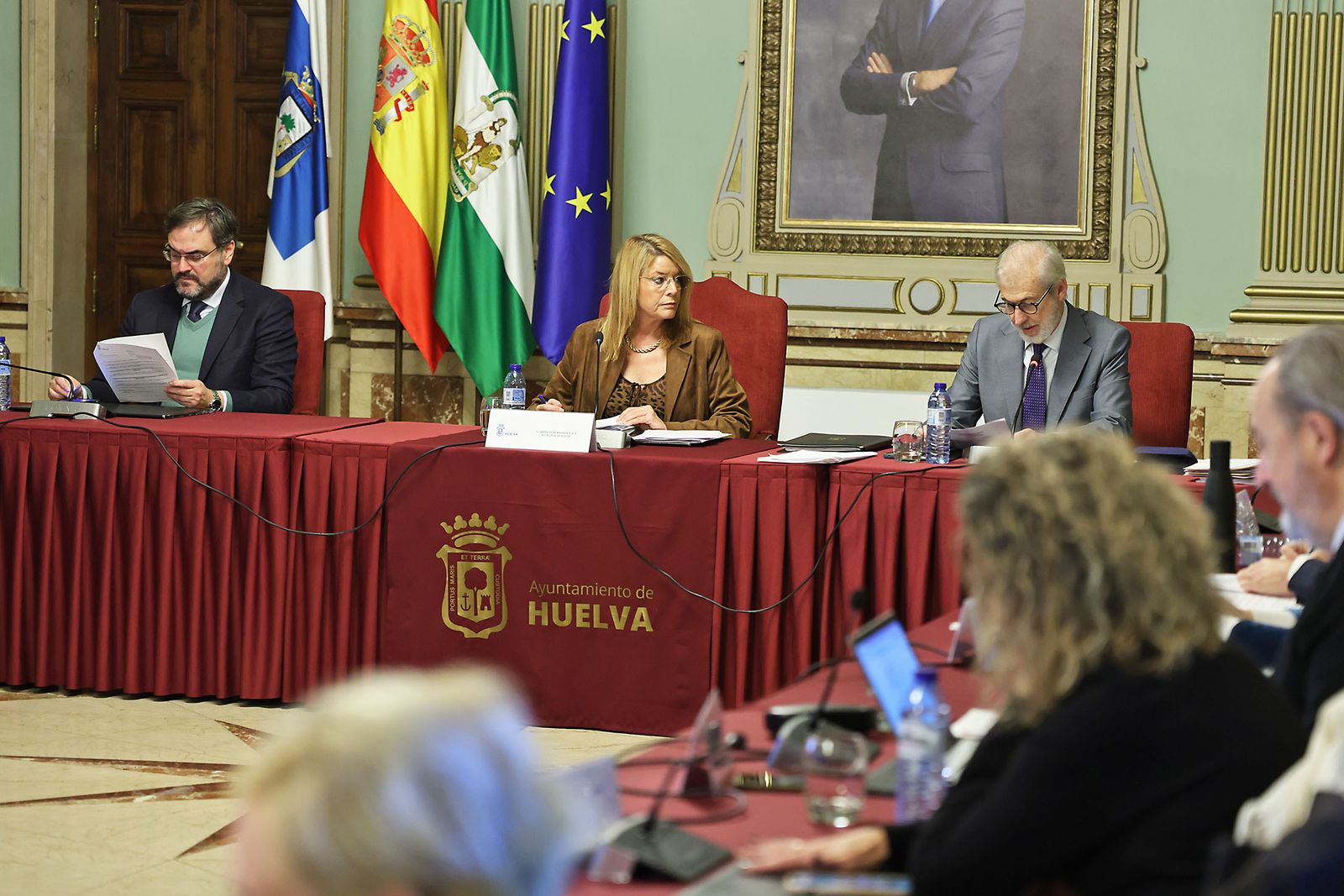 El Pleno del Ayuntamiento de Huelva en imágenes